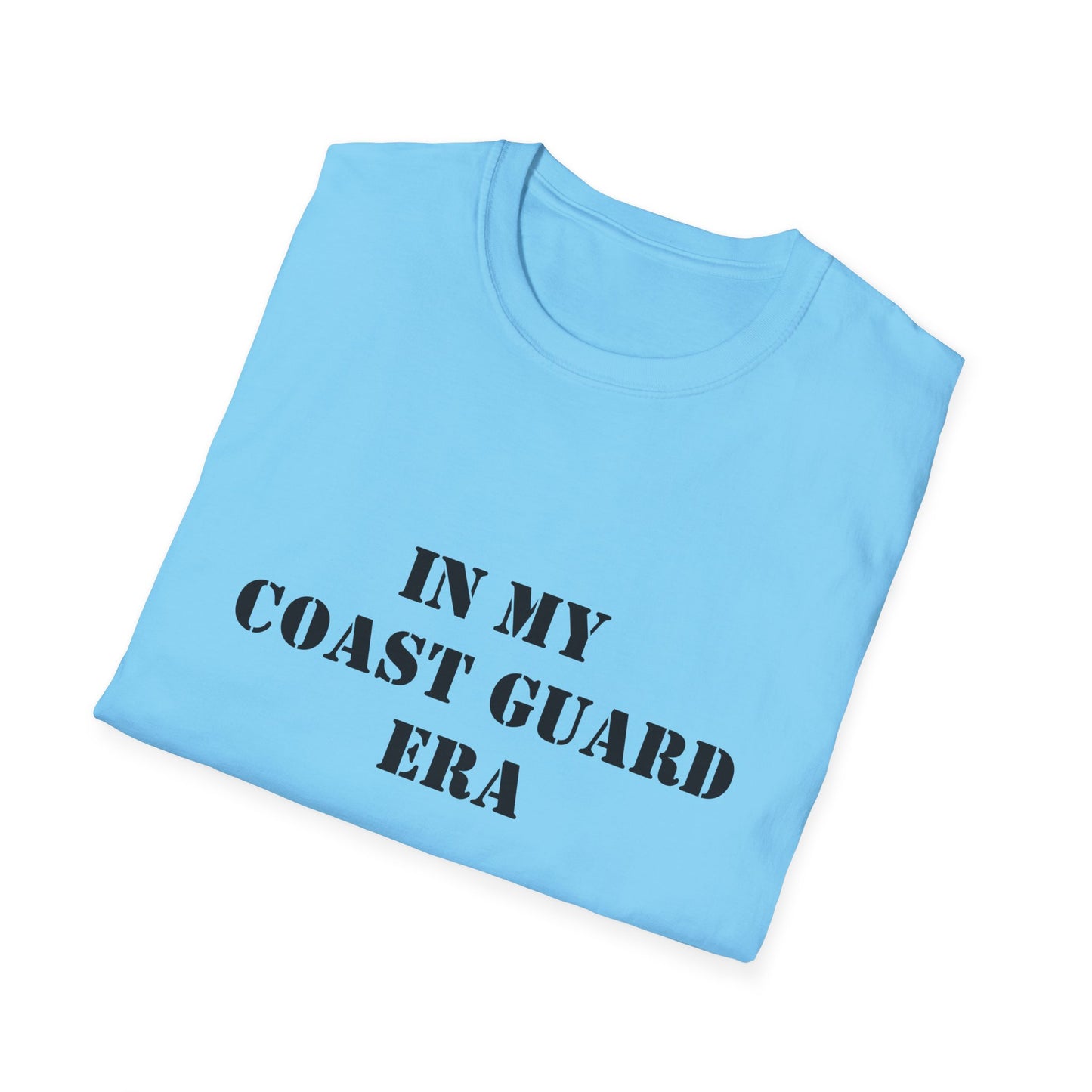 Coast Guard Era Unisex Softstyle T-Shirt, Nautical Tee, Ocean Lover Gift, Graphic Tee, Naval Theme Top