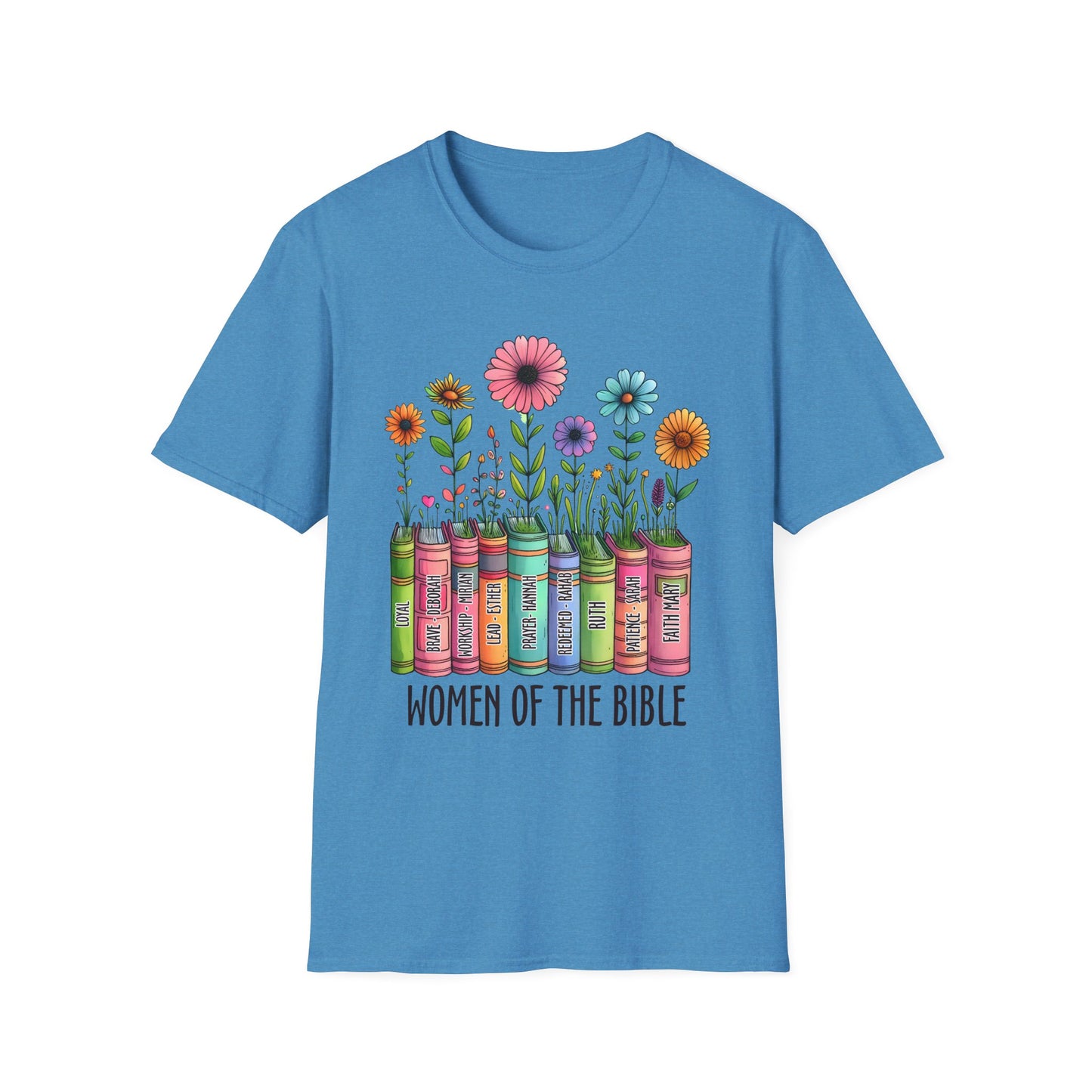 Women of the Bible Unisex Softstyle T-Shirt, Religious Christian Tee, Biblical Clothing, Faith Shirt, Inspirational Top