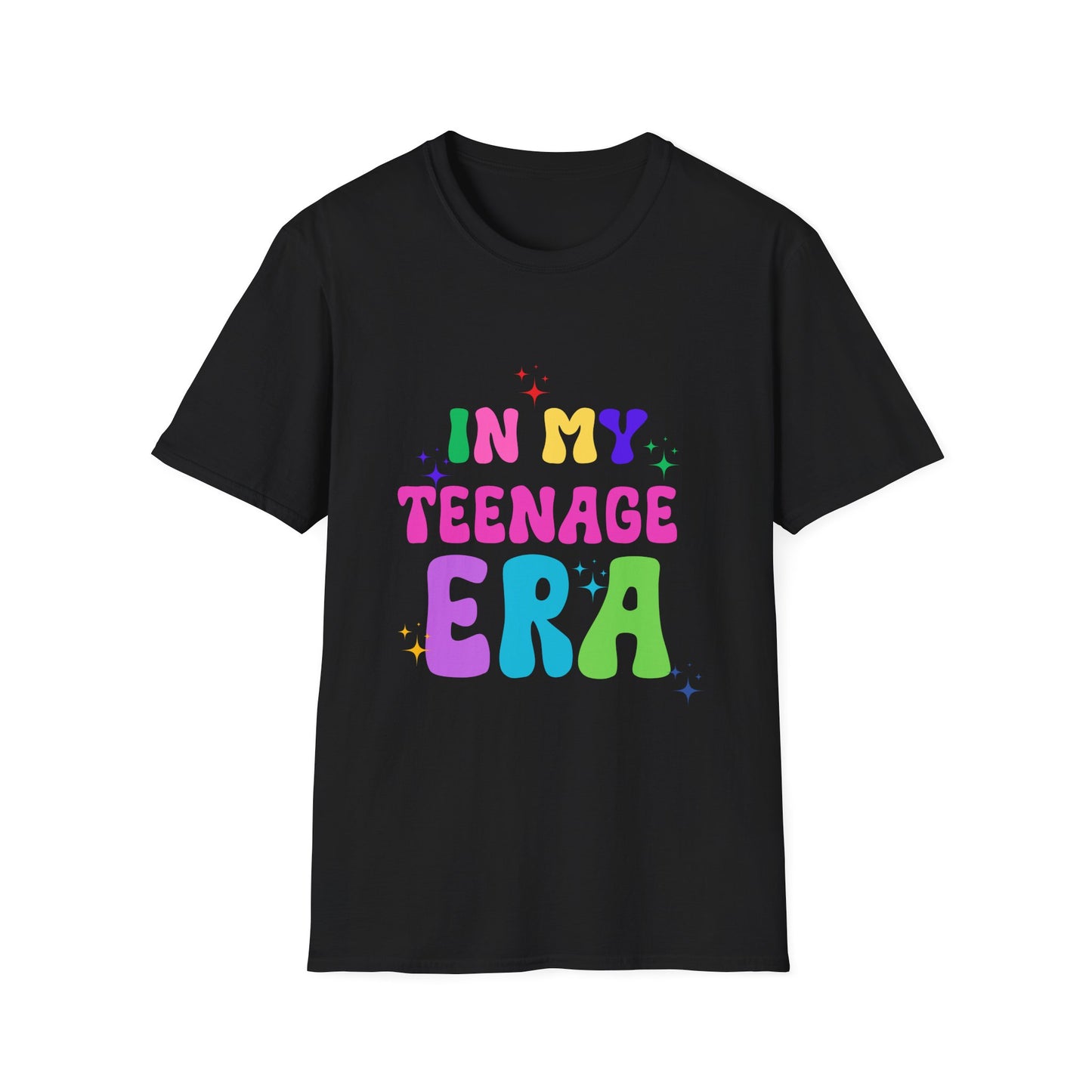 Vintage Vibes In My Teenage Era Unisex T-Shirt, Retro Graphic Tee, 90s Nostalgia Shirt, Hipster Fashion Top, Gift for Gen Z