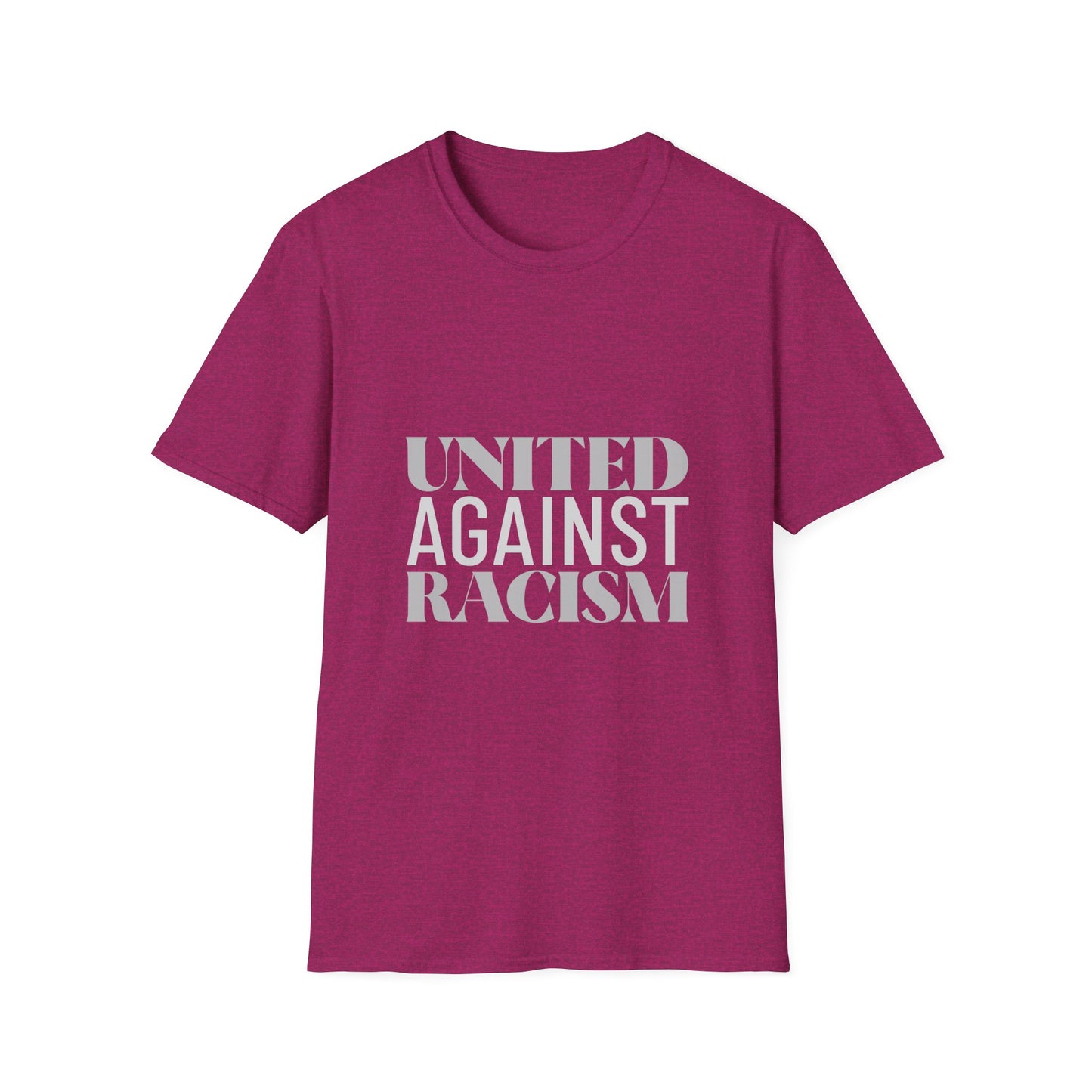 United Against Racism, Unisex Softstyle T-Shirt, African American Heritage Tee, Civil Rights Movement Shirt, Black Lives Matter Apparel,