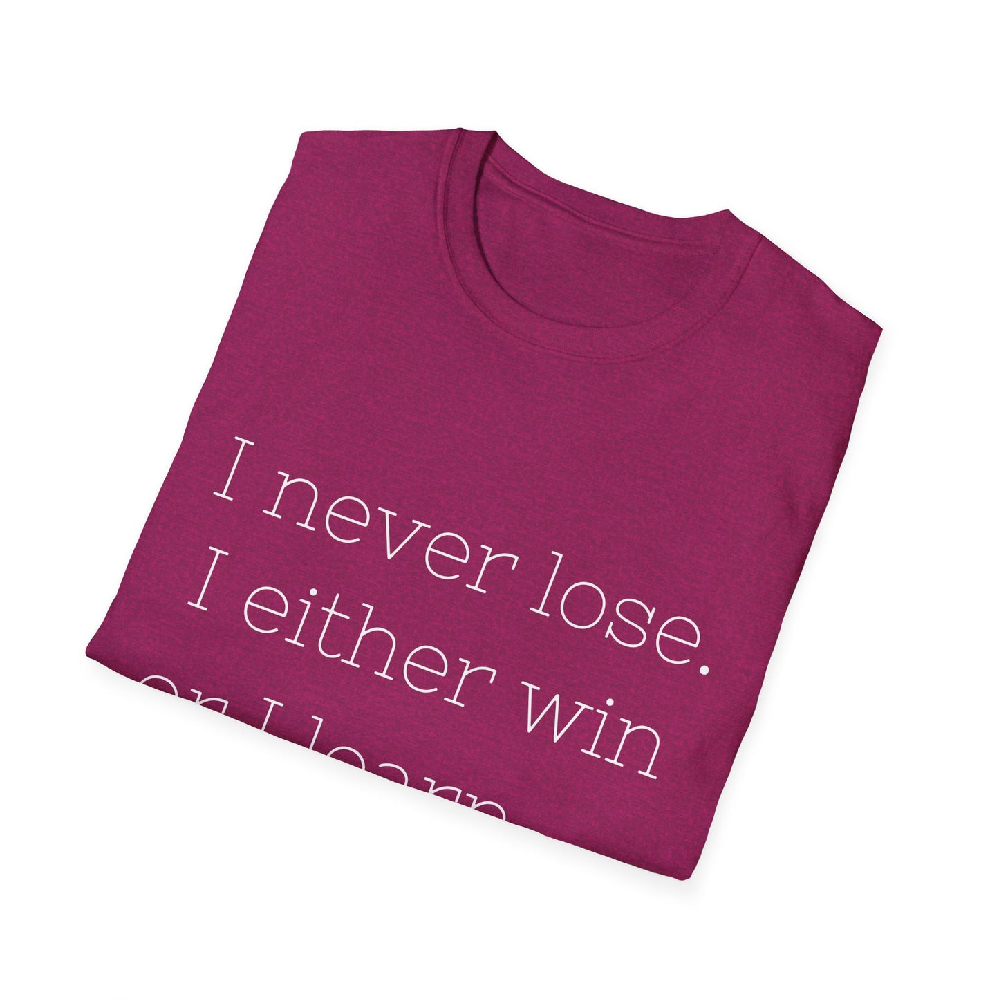 Win or Lose Nelson Mandela Quote T-Shirt, Unisex Tee, Inspirational Shirt, Motivational Top, Positive Vibes Clothing