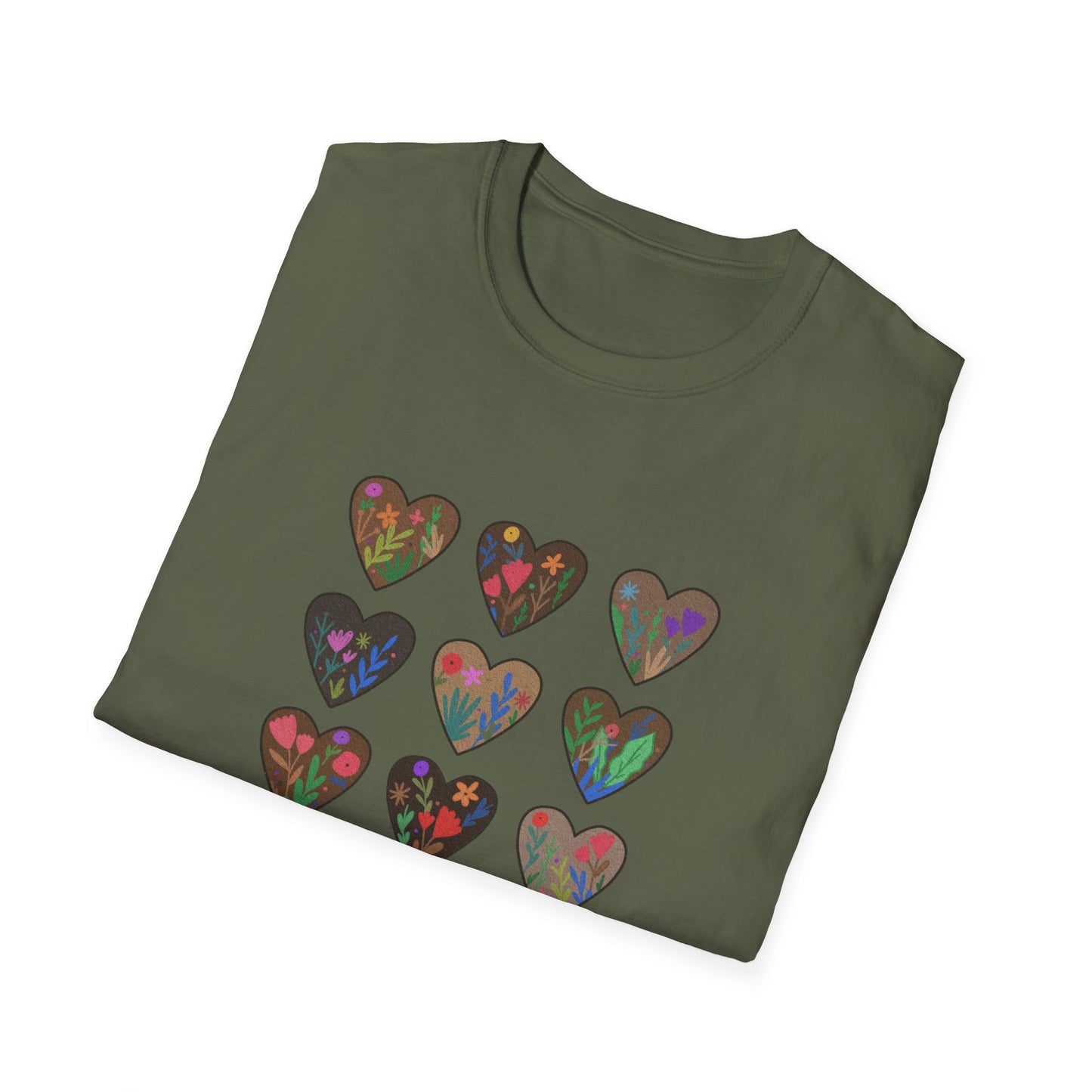 Love Black History Graphic Unisex Softstyle T-Shirt, African American Heritage Tee, Civil Rights Movement Shirt, Black Lives Matter Apparel