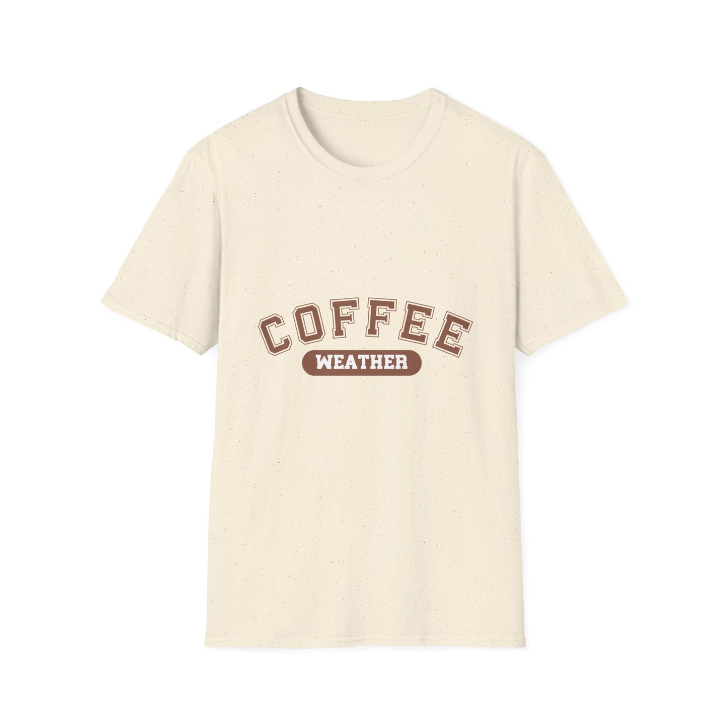 Coffee Weather Unisex T-Shirt, Coffee lover shirt, Cozy Tee, Fall fashion, Gift for coffee drinker, Coffee weather apparel