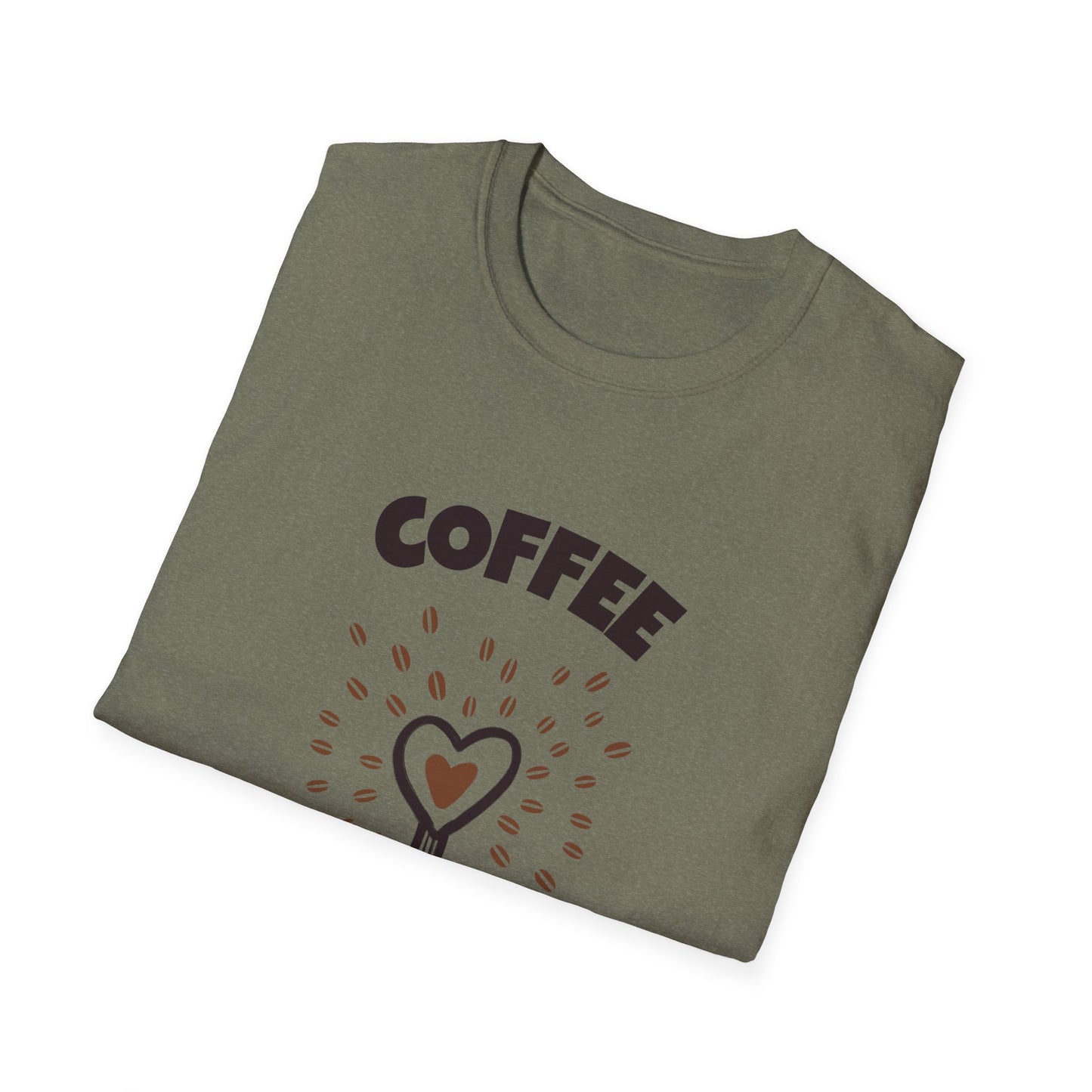 Coffee the Key to Survival Unisex Softstyle T-Shirt, Coffee Lover Tee, Funny Coffee Shirt, Gift for Coffee Drinkers, Coffee Obsessed Apparel