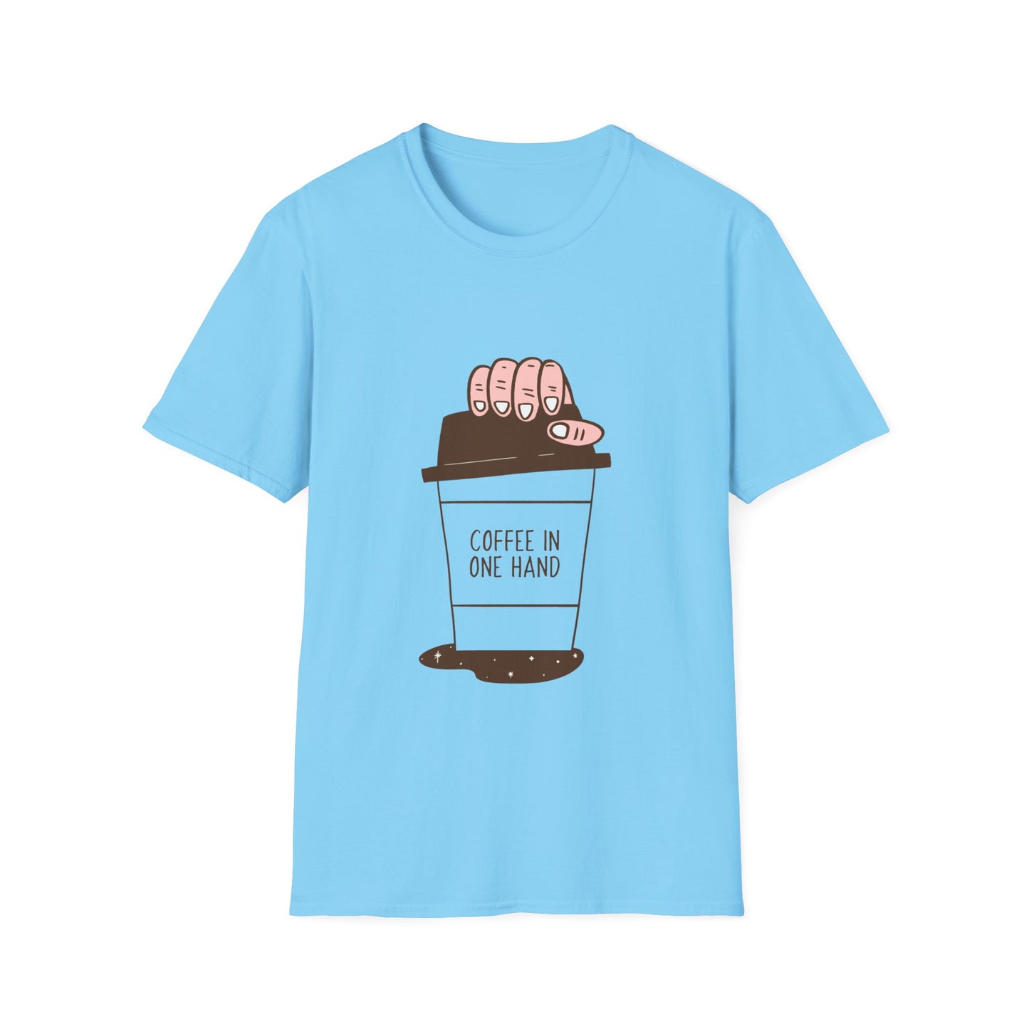 Coffee Confidence Unisex T-Shirt, Funny Graphic Tee, Coffee Lover Gift, Inspirational Quote Shirt, Caffeine Addict Top