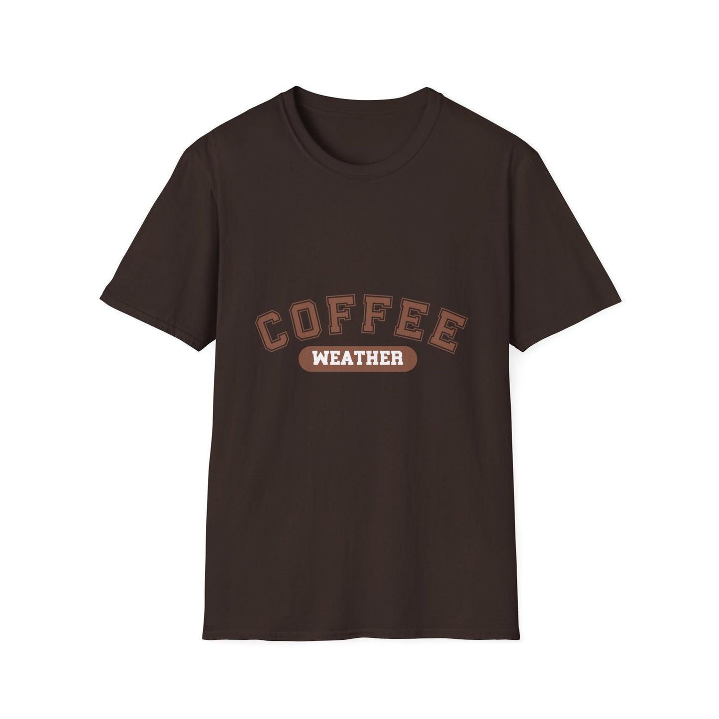 Coffee Weather Unisex T-Shirt, Coffee lover shirt, Cozy Tee, Fall fashion, Gift for coffee drinker, Coffee weather apparel