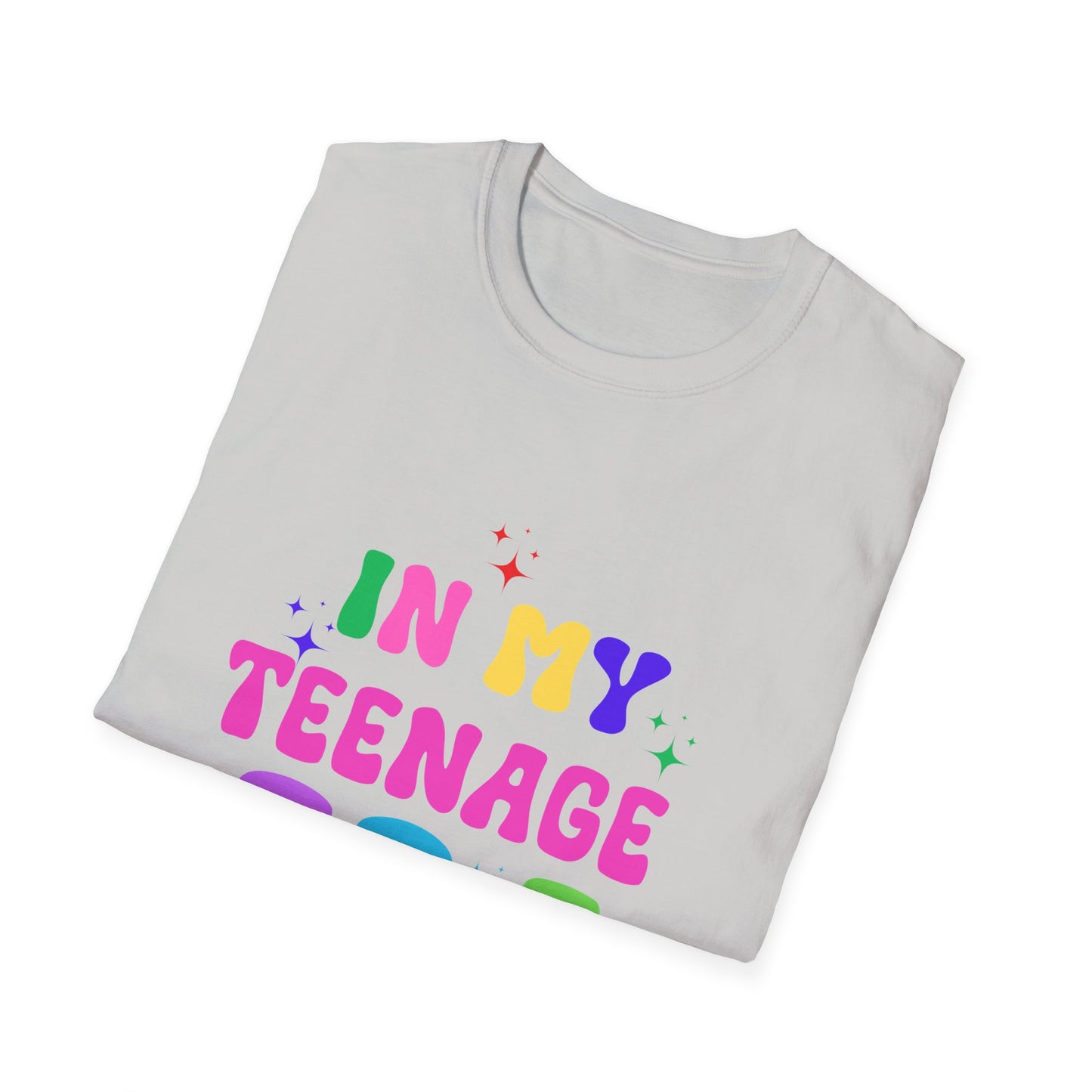 Vintage Vibes In My Teenage Era Unisex T-Shirt, Retro Graphic Tee, 90s Nostalgia Shirt, Hipster Fashion Top, Gift for Gen Z