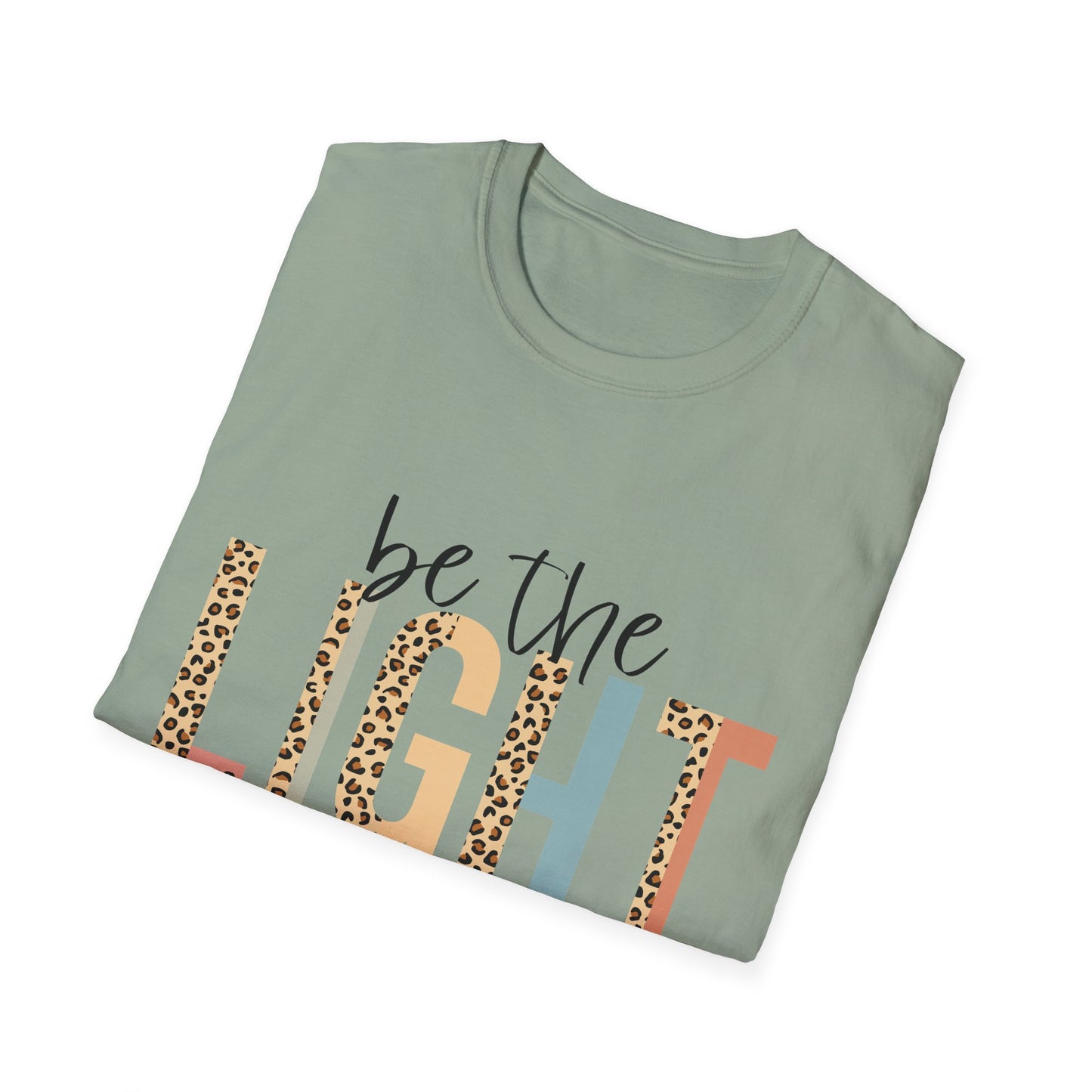 Religious Scripture Unisex T-Shirt, Inspirational Christian Tee, Be the Light Bible Verse Shirt, Matthew 5:14 Clothing, Spiritual Gift Top
