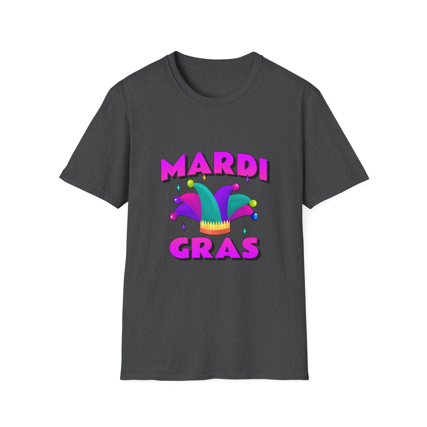 Mardi Gras T-Shirt, Fat Tuesday Tee, Carnival Shirt, Unisex Softstyle Top, Festival Wear