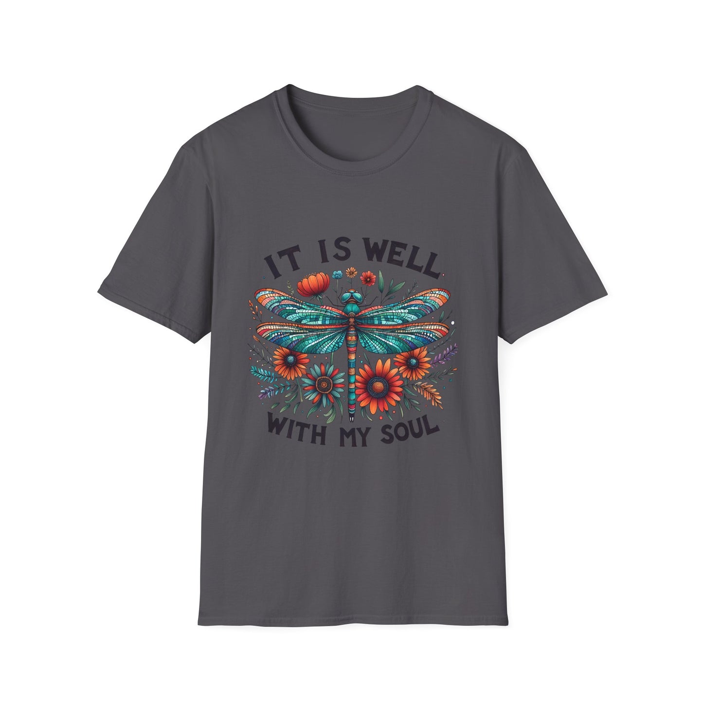 Faithful Soul Unisex Softstyle T-Shirt, Christian Graphic Tee, Inspirational Quote Shirt, Religious Gift, Comfort Fit Top