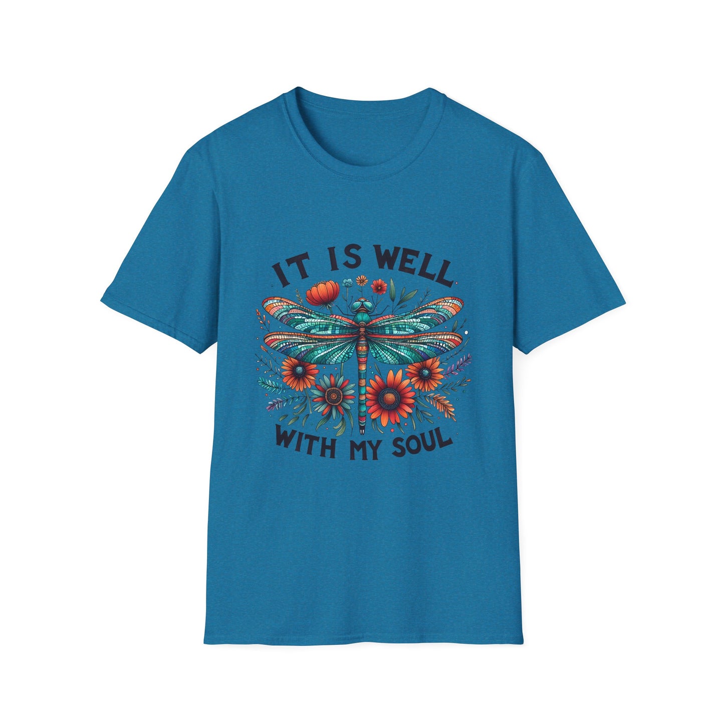 Faithful Soul Unisex Softstyle T-Shirt, Christian Graphic Tee, Inspirational Quote Shirt, Religious Gift, Comfort Fit Top
