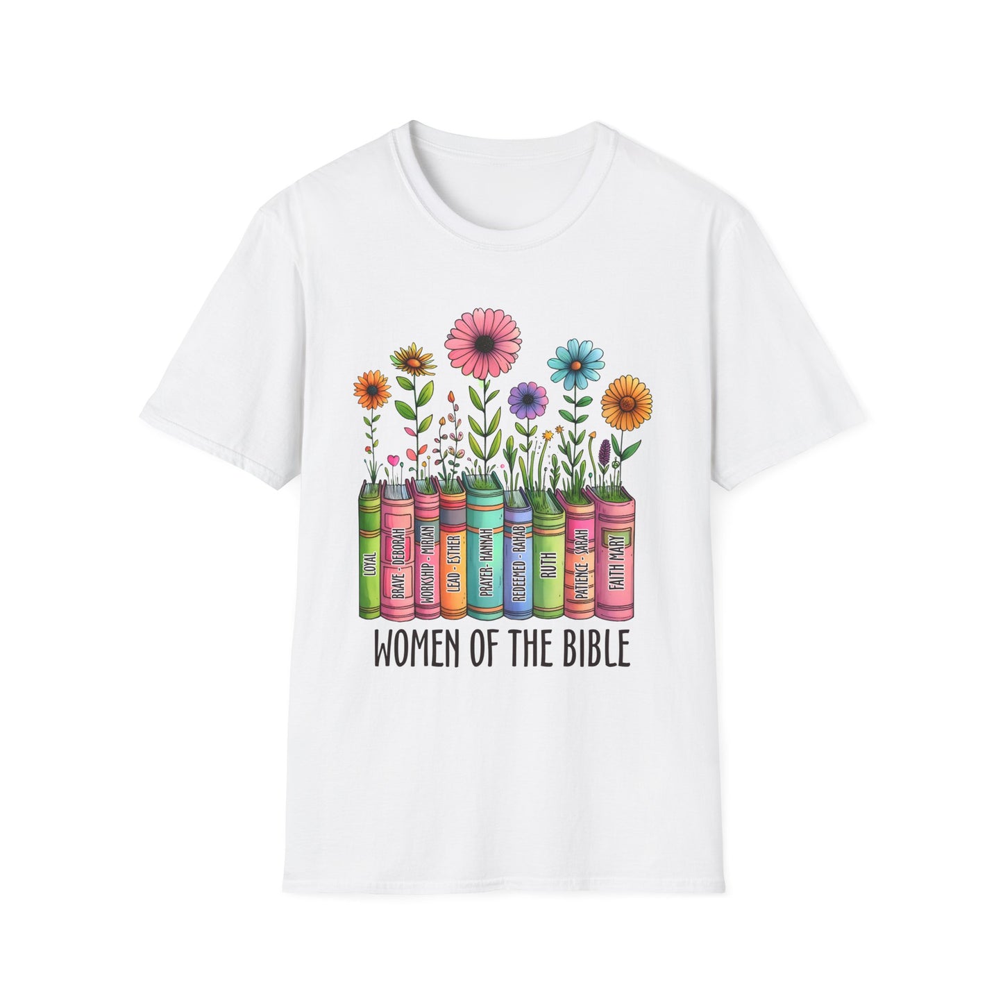 Women of the Bible Unisex Softstyle T-Shirt, Religious Christian Tee, Biblical Clothing, Faith Shirt, Inspirational Top