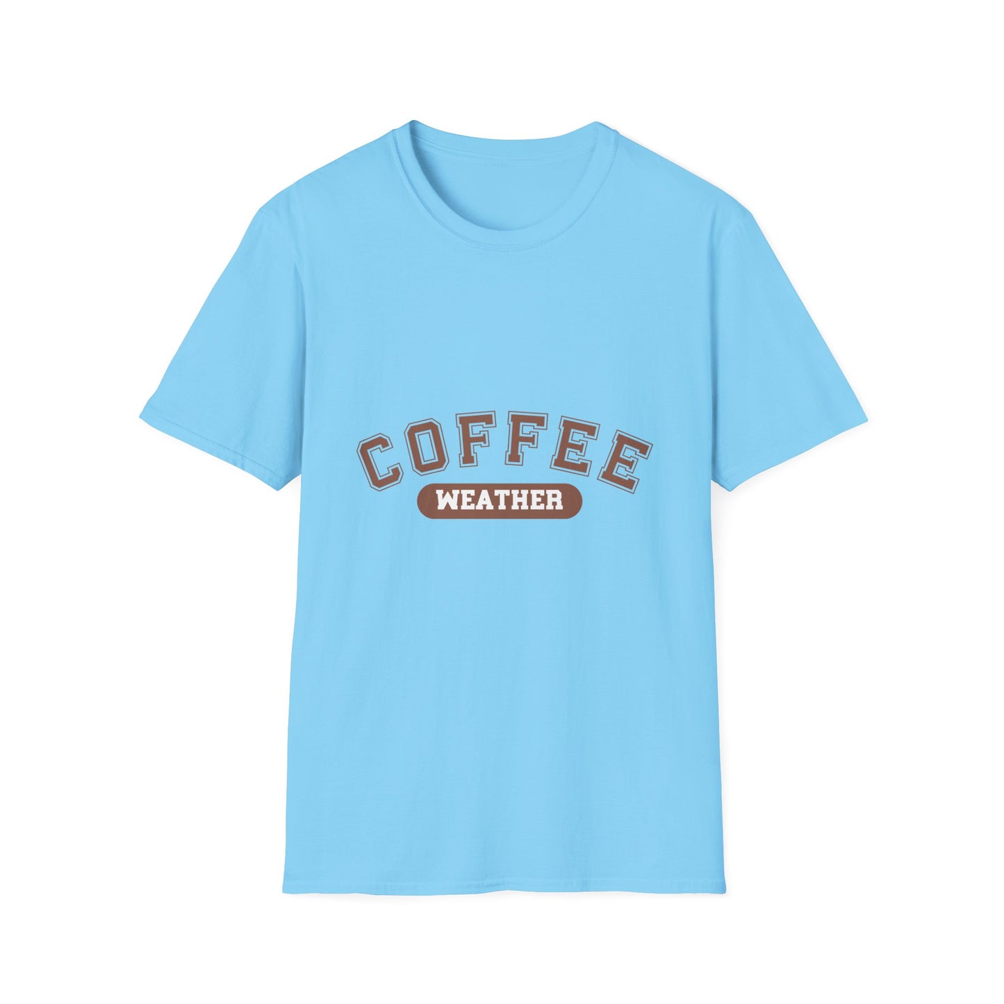Coffee Weather Unisex T-Shirt, Coffee lover shirt, Cozy Tee, Fall fashion, Gift for coffee drinker, Coffee weather apparel