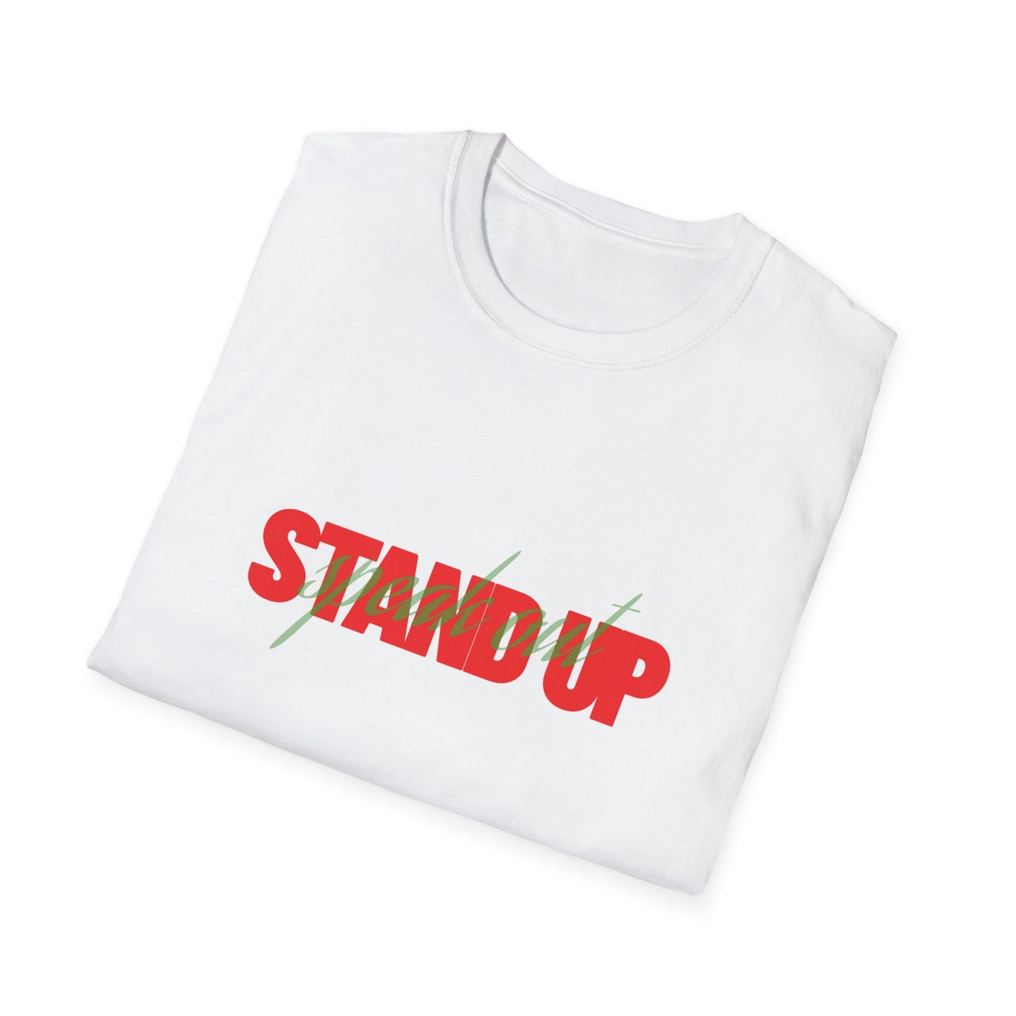 Stand Up, Speak Out, Unisex Softstyle T-Shirt, Civil Rights Movement Shirt, Black Lives Matter Apparel, African American Heritage Tee