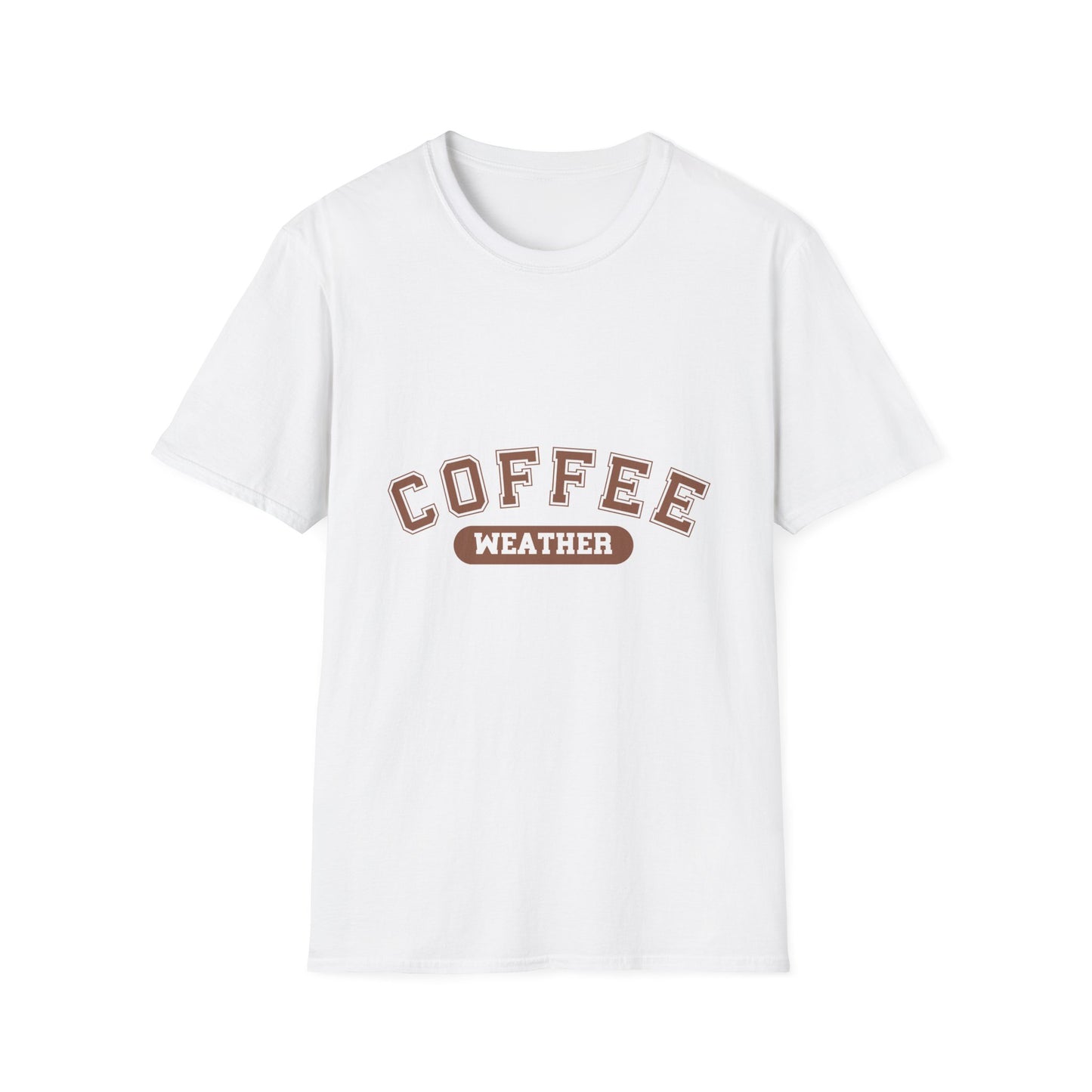 Coffee Weather Unisex T-Shirt, Coffee lover shirt, Cozy Tee, Fall fashion, Gift for coffee drinker, Coffee weather apparel