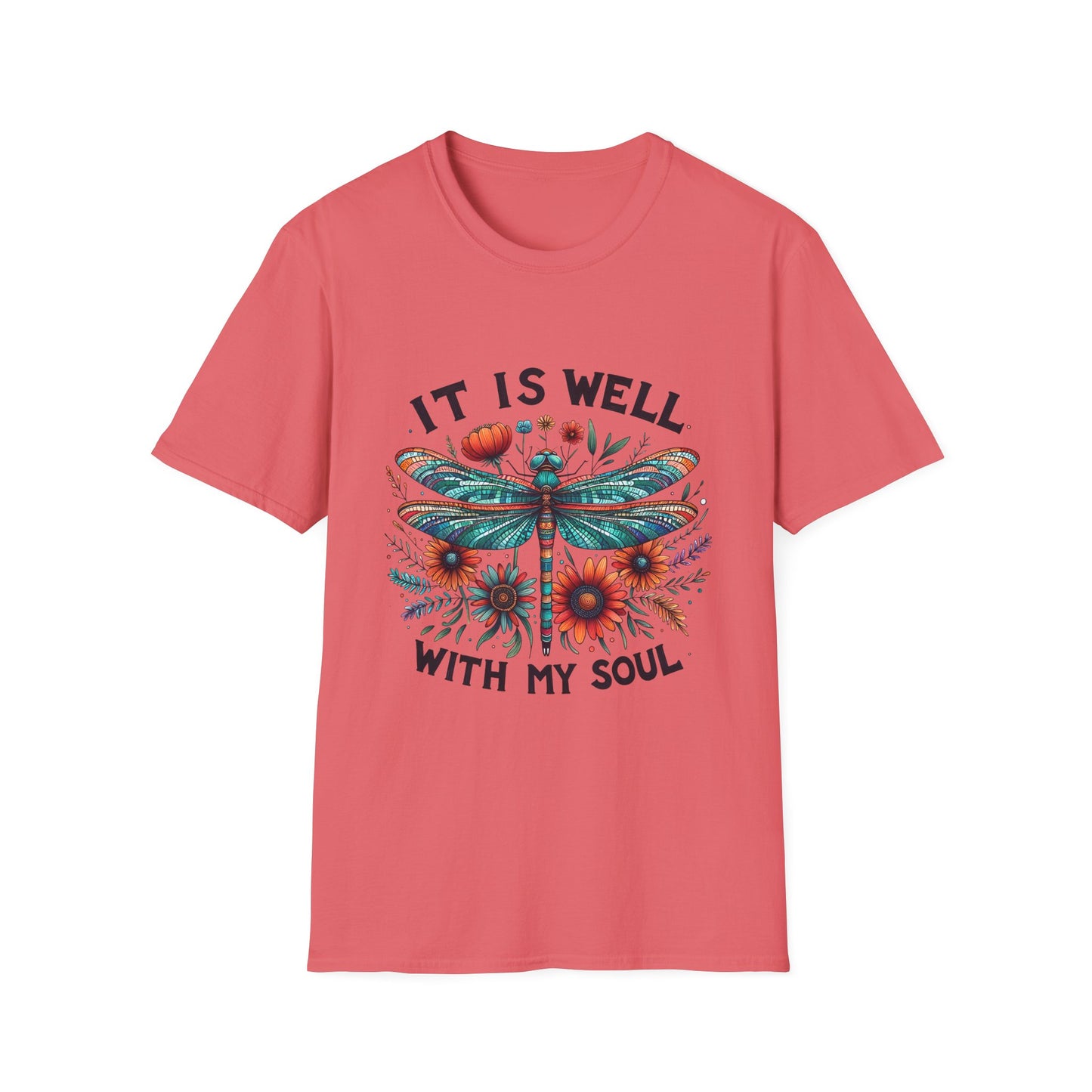 Faithful Soul Unisex Softstyle T-Shirt, Christian Graphic Tee, Inspirational Quote Shirt, Religious Gift, Comfort Fit Top