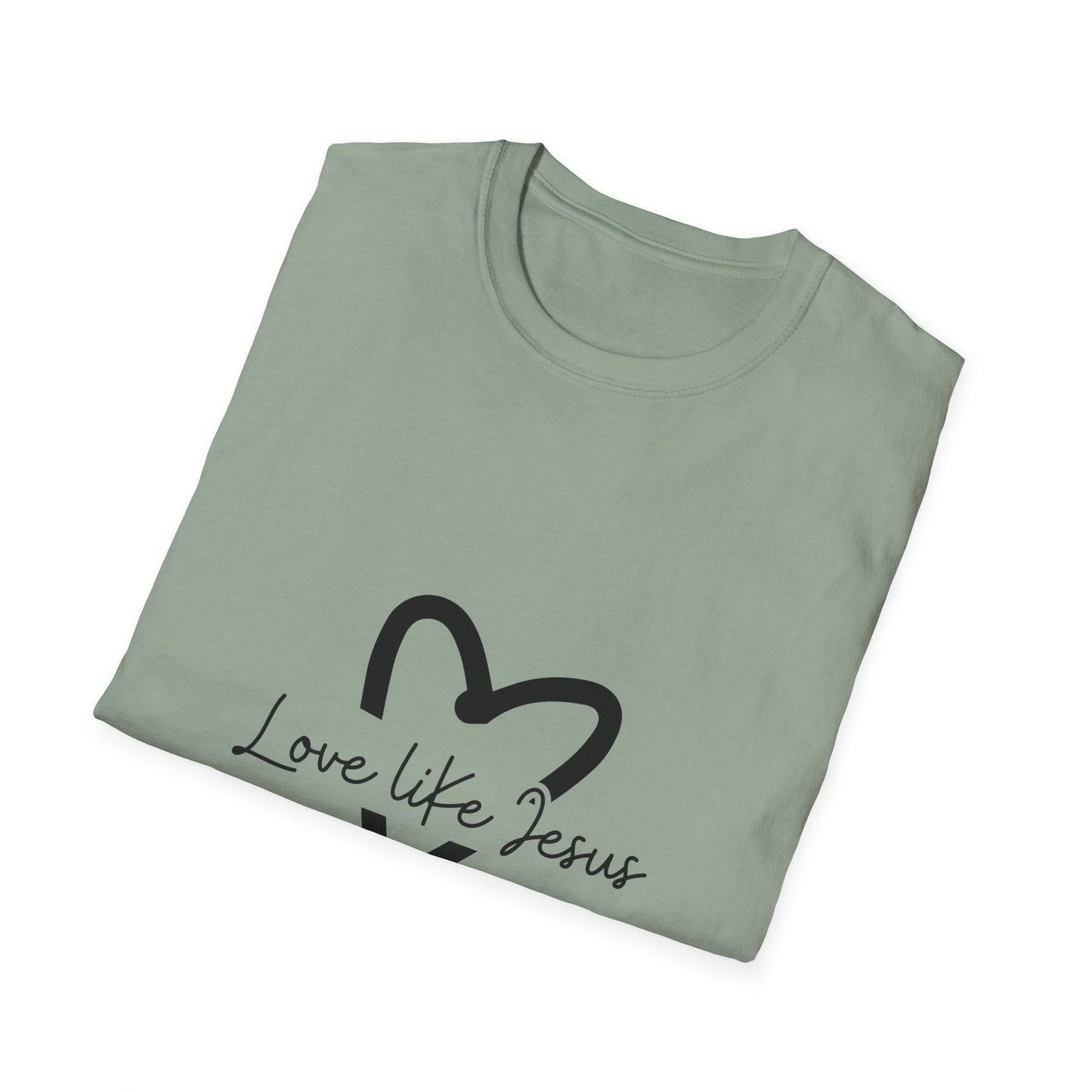 Christian Unisex T-Shirt, Inspirational Jesus Tee, Religious Graphic Tee, Comfortable Softstyle Top, Christian Gift, Printed Front and Back