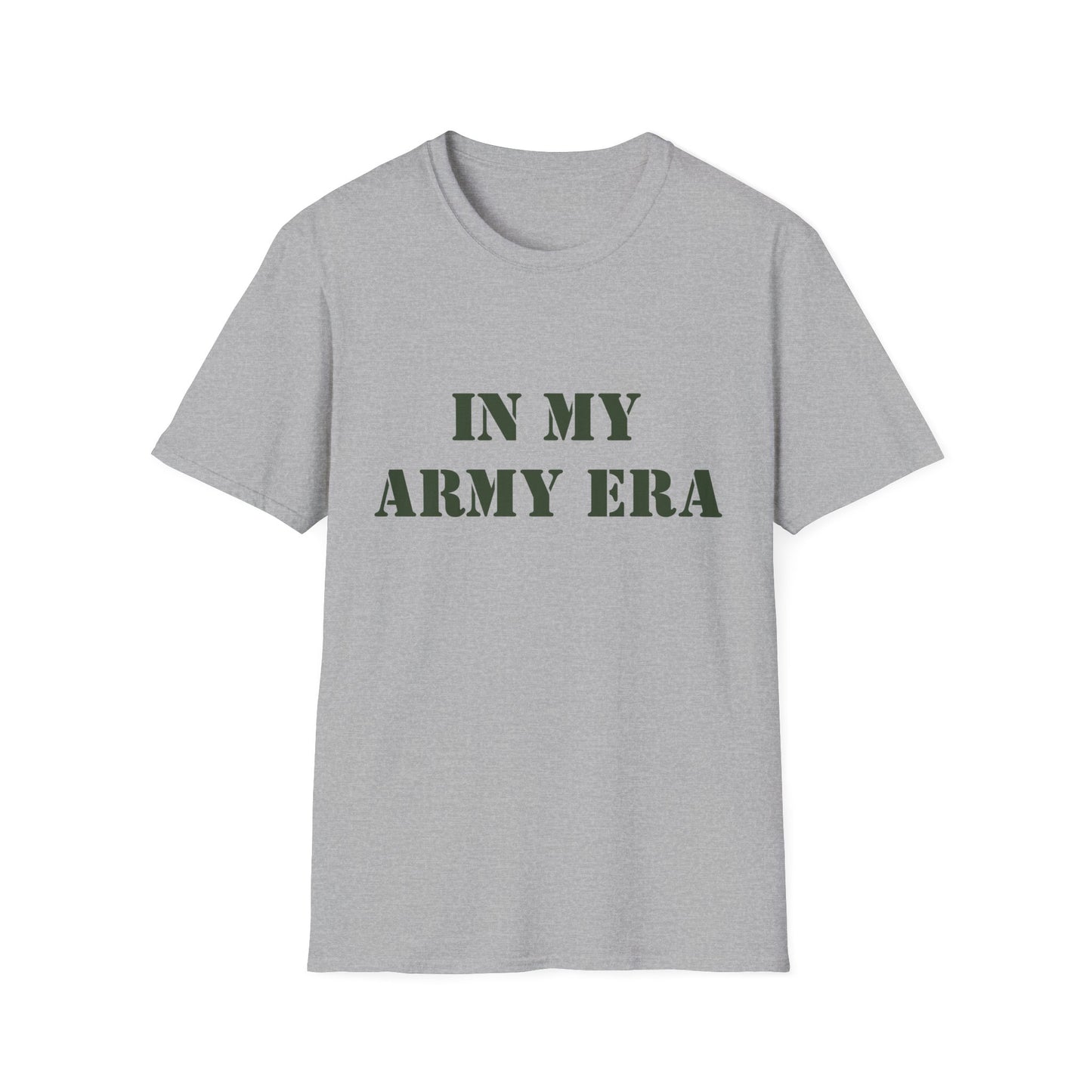 Vintage Military Unisex T-Shirt, Army Era Tee, Military Style Shirt, Camouflage Graphic Tee, Army Green Shirt