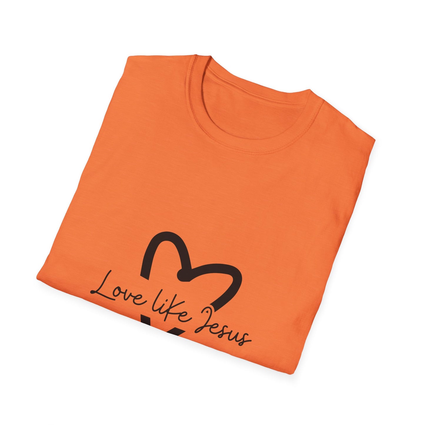 Christian Unisex T-Shirt, Inspirational Jesus Tee, Religious Graphic Tee, Comfortable Softstyle Top, Christian Gift, Printed Front and Back