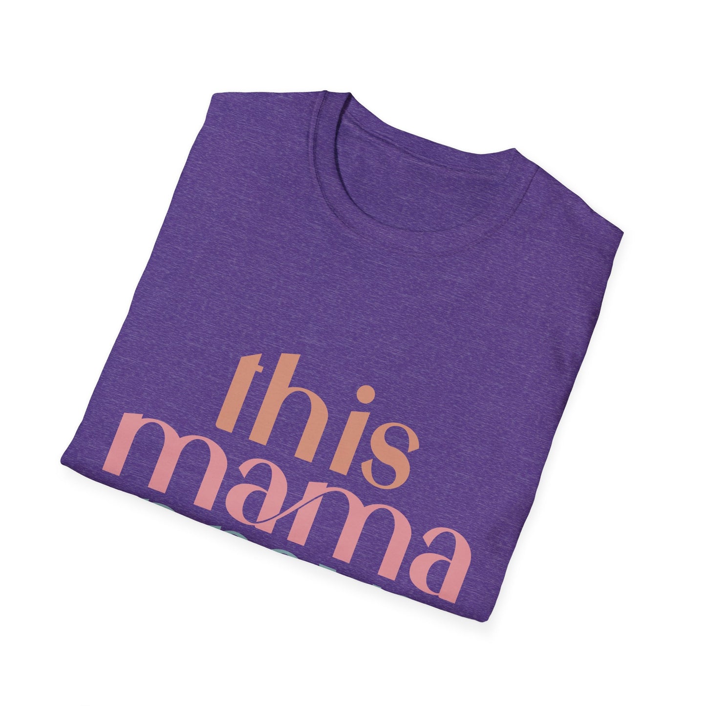 Praying Mama Unisex Softstyle T-Shirt, Mother's Day Gift, Christian Tee, Religious Shirt, Mom Prayer Apparel