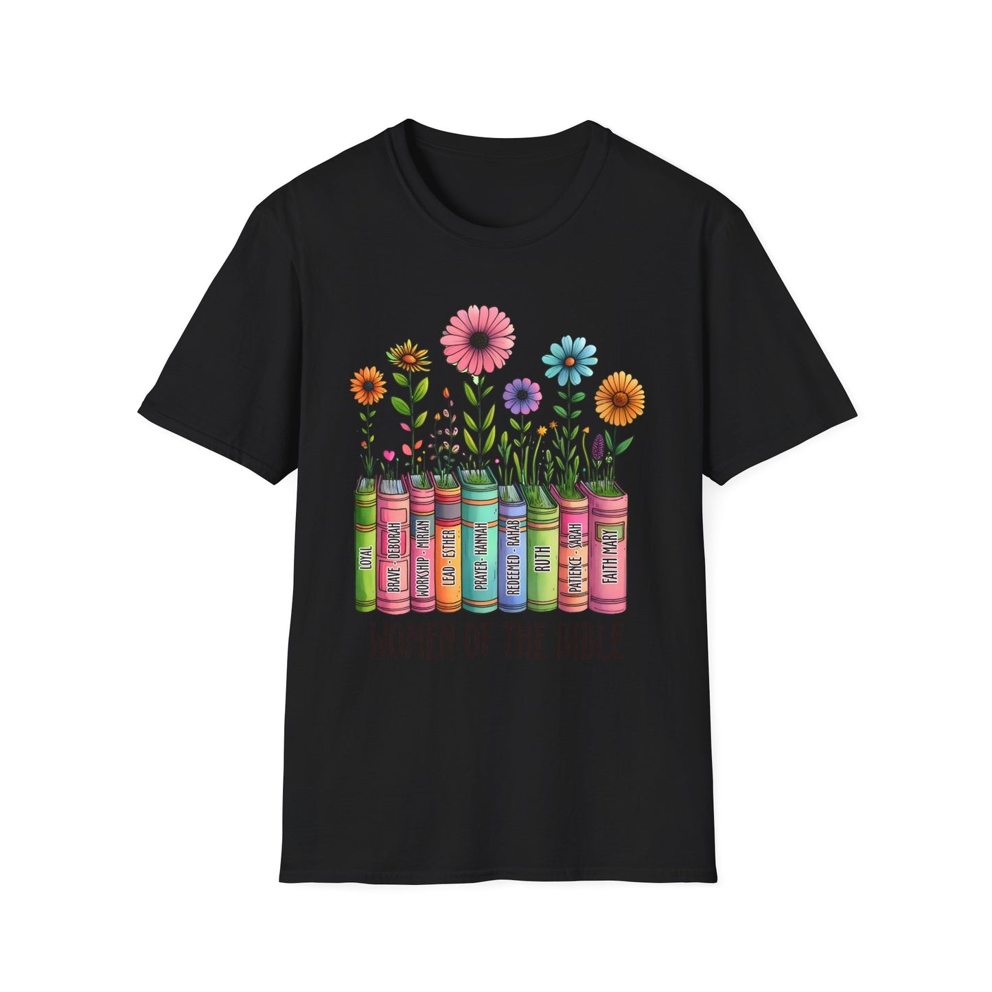 Women of the Bible Unisex Softstyle T-Shirt, Religious Christian Tee, Biblical Clothing, Faith Shirt, Inspirational Top