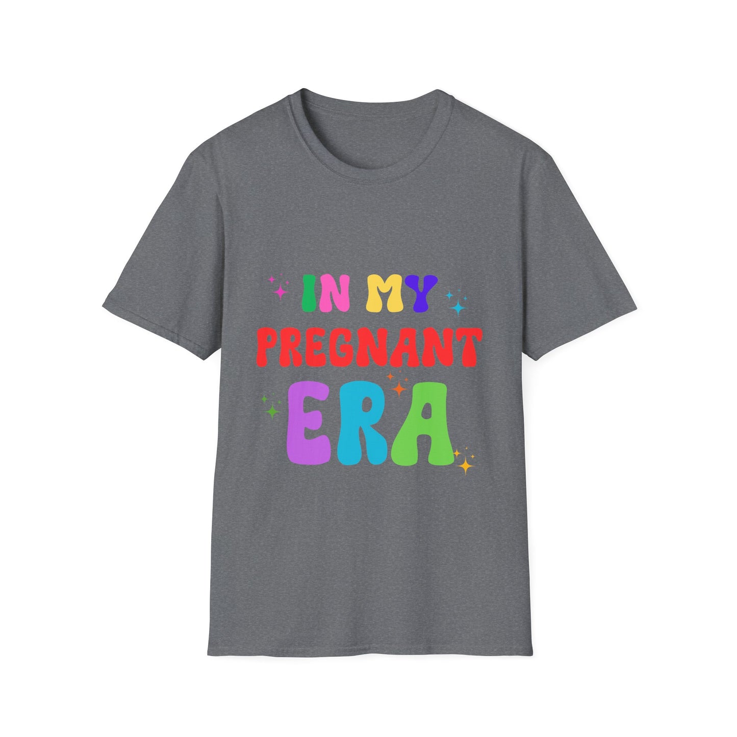 In My Pregnant Era Unisex T-Shirt - Funny Pregnancy Announcement Tee, Maternity Shirt, Baby Shower Gift, Gender Reveal Outfit, Mom to Be Top