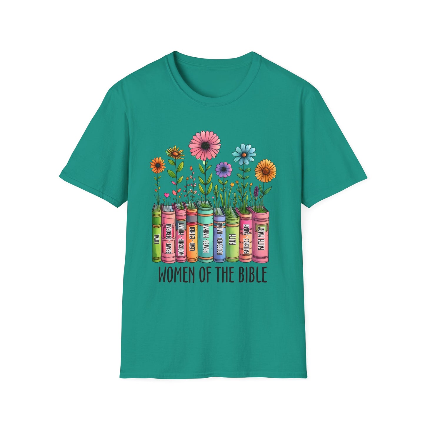 Women of the Bible Unisex Softstyle T-Shirt, Religious Christian Tee, Biblical Clothing, Faith Shirt, Inspirational Top