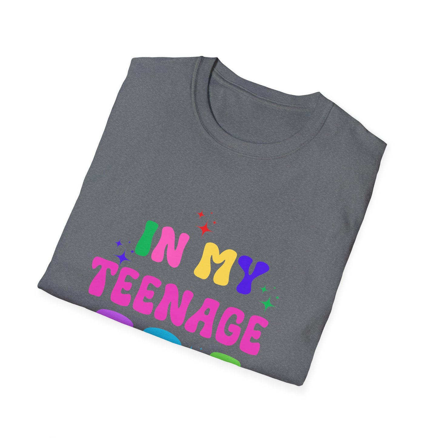 Vintage Vibes In My Teenage Era Unisex T-Shirt, Retro Graphic Tee, 90s Nostalgia Shirt, Hipster Fashion Top, Gift for Gen Z