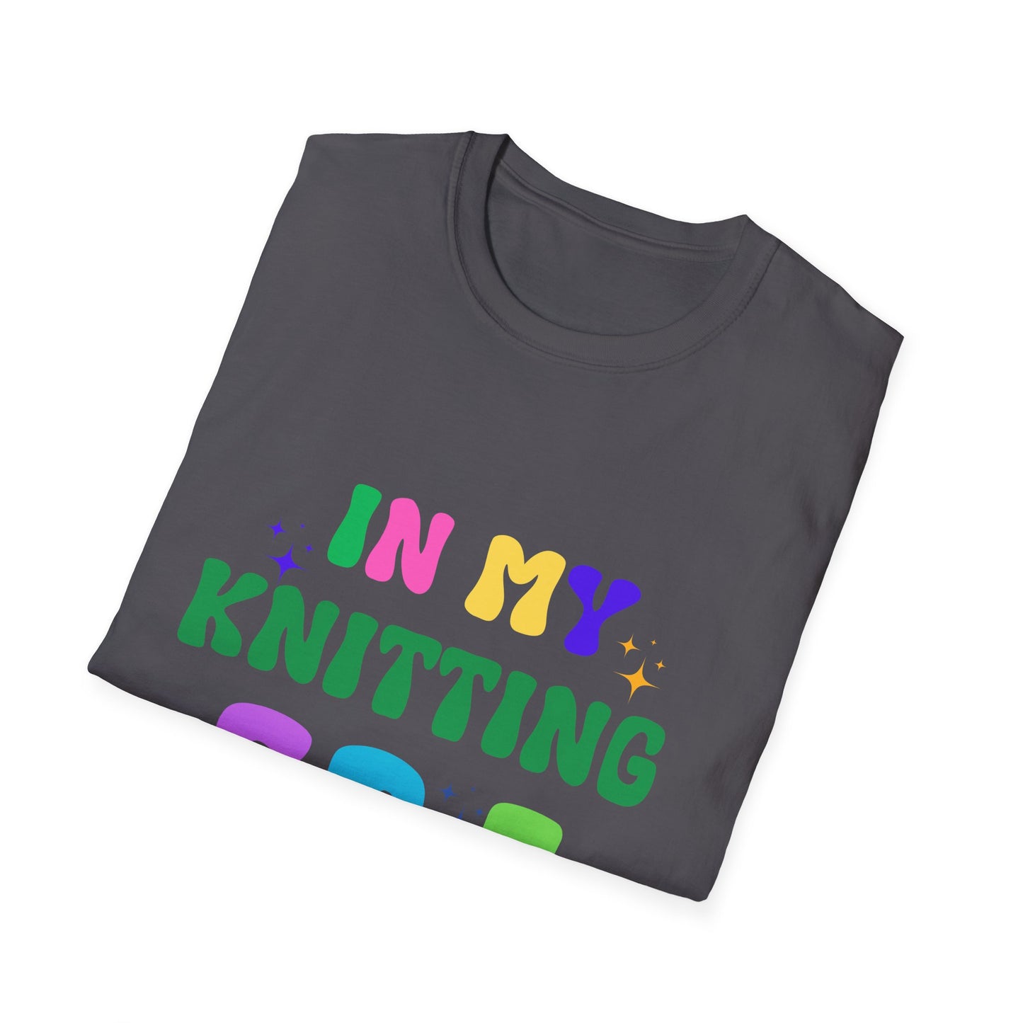 Knitting Era Unisex Softstyle T-Shirt, Knit Lover Gift Tee, Comfy Knitting Shirt, Knitter's Wardrobe Essential, Knitting Hobby Apparel