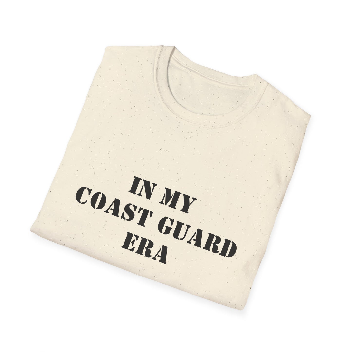 Coast Guard Era Unisex Softstyle T-Shirt, Nautical Tee, Ocean Lover Gift, Graphic Tee, Naval Theme Top