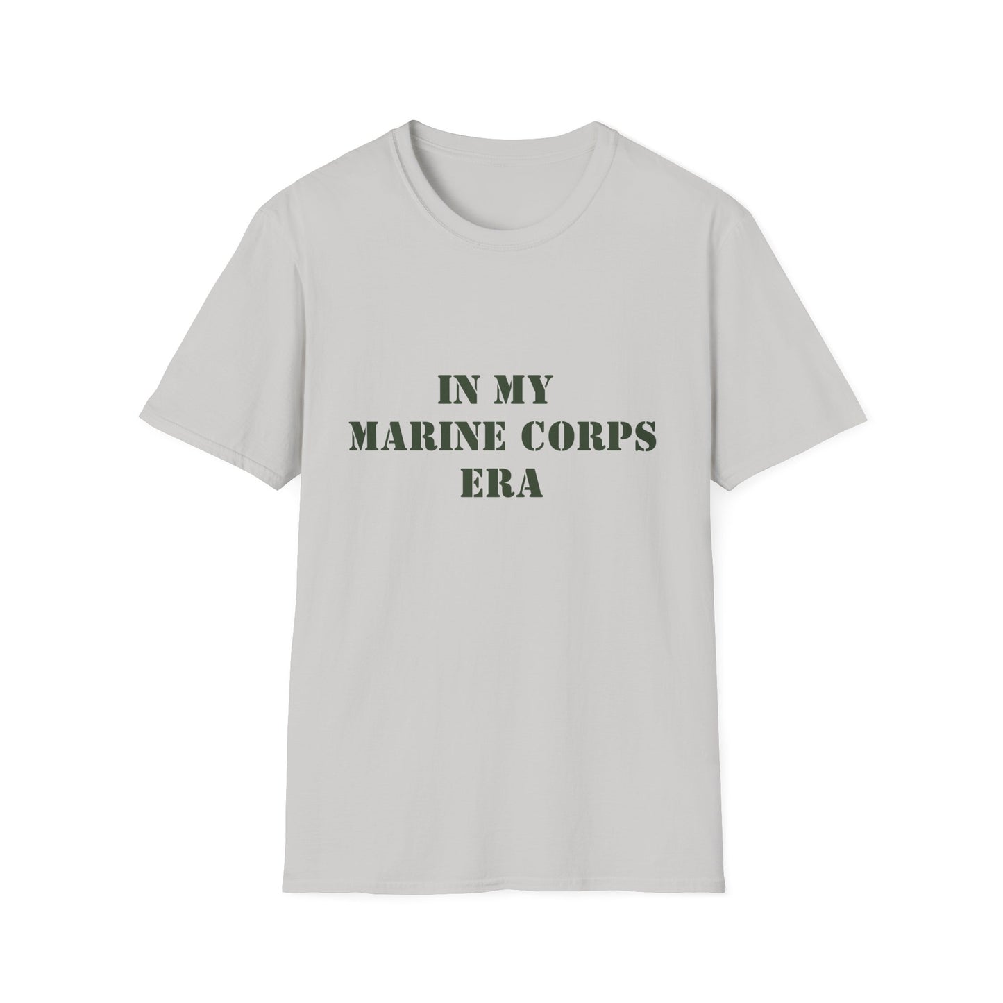 Marine Corps Era Unisex Softstyle T-Shirt, Military Veteran Tee, Army Soldier Shirt, Patriotic Apparel, Armed Forces Gift