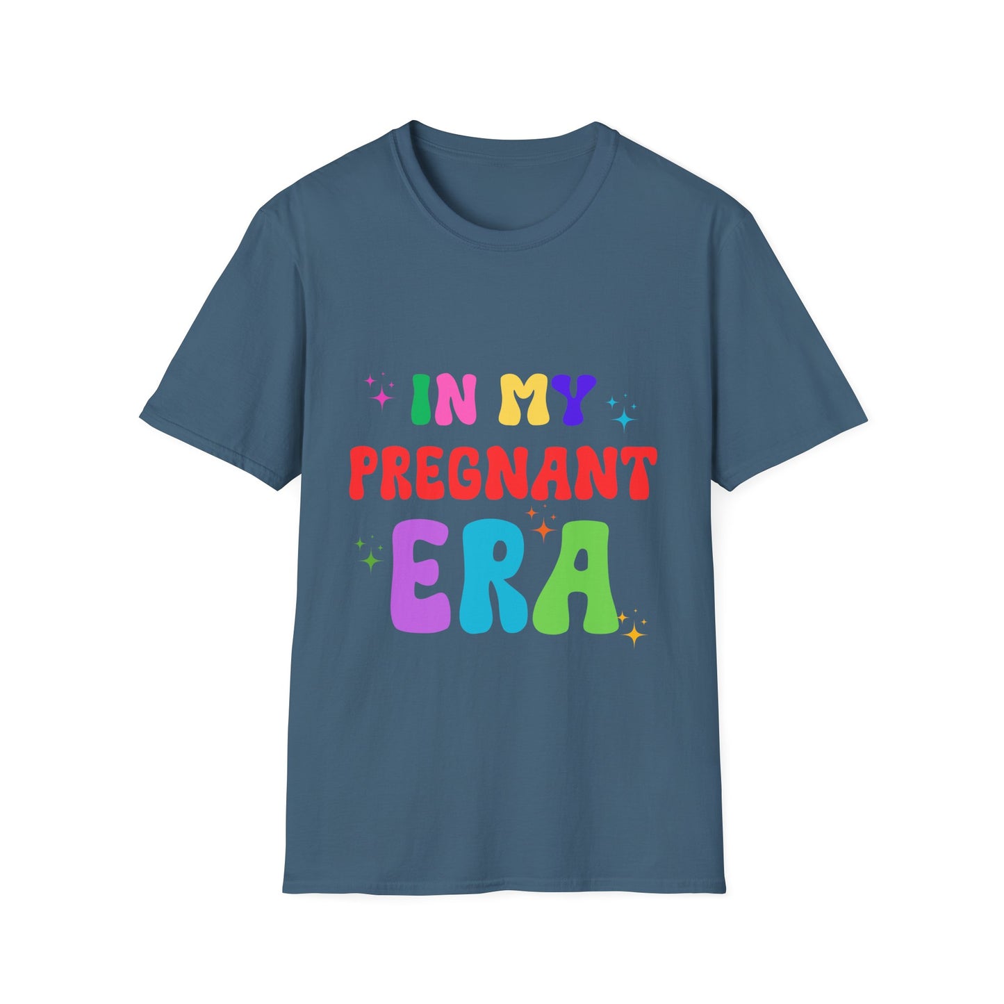 In My Pregnant Era Unisex T-Shirt - Funny Pregnancy Announcement Tee, Maternity Shirt, Baby Shower Gift, Gender Reveal Outfit, Mom to Be Top
