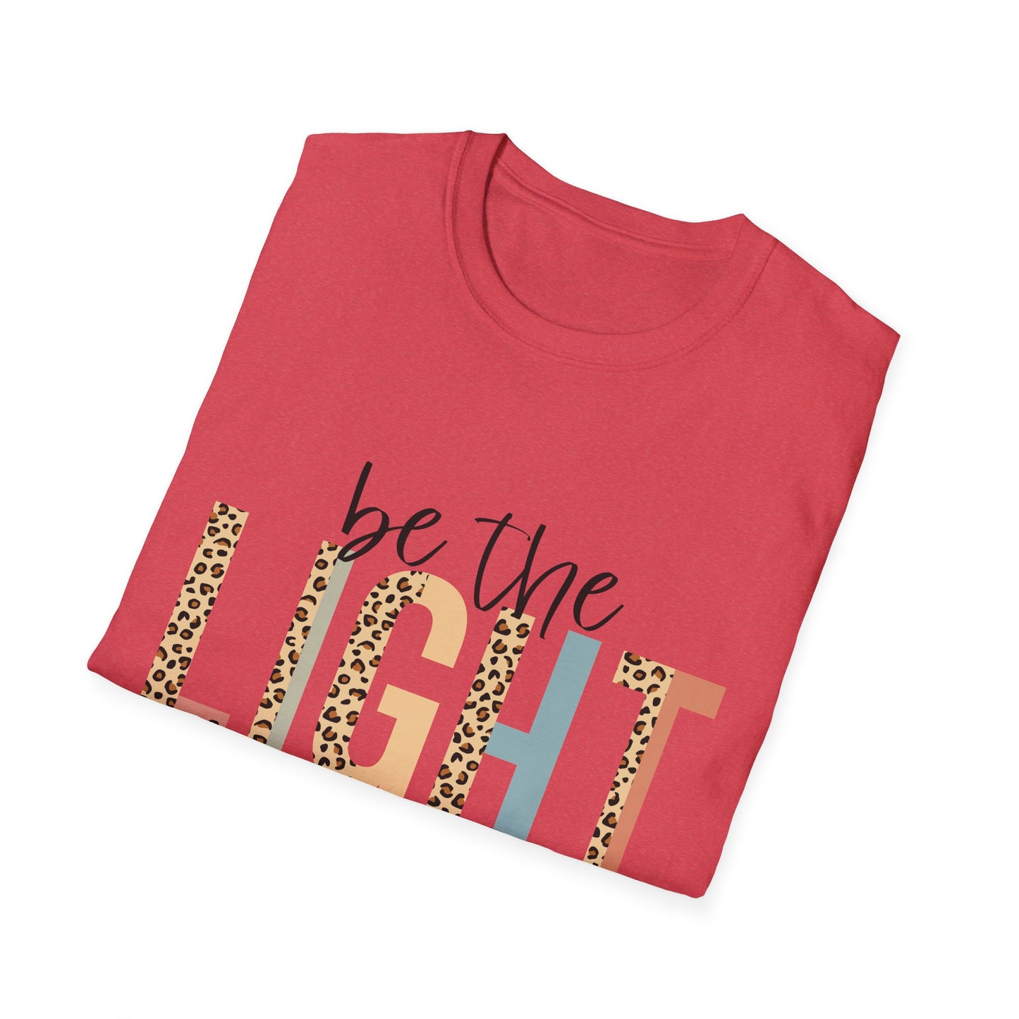 Religious Scripture Unisex T-Shirt, Inspirational Christian Tee, Be the Light Bible Verse Shirt, Matthew 5:14 Clothing, Spiritual Gift Top