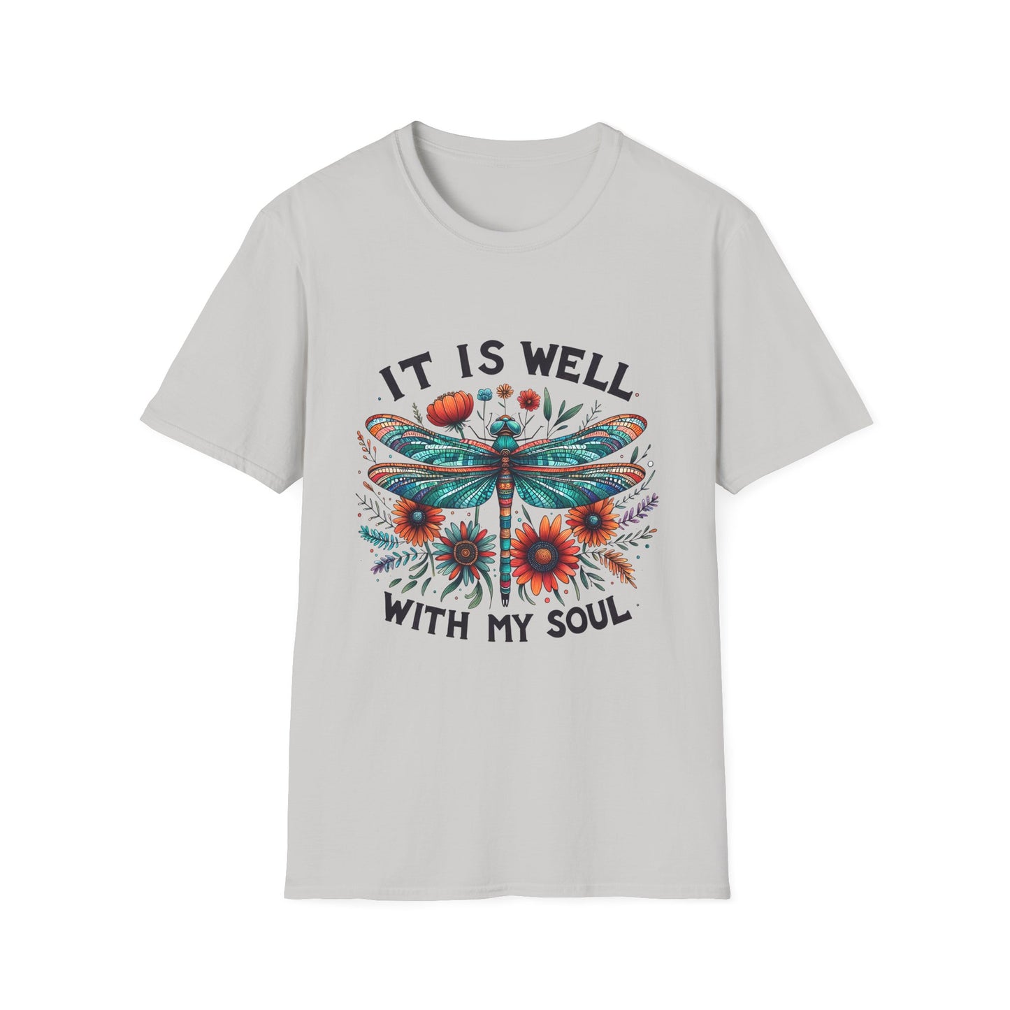 Faithful Soul Unisex Softstyle T-Shirt, Christian Graphic Tee, Inspirational Quote Shirt, Religious Gift, Comfort Fit Top