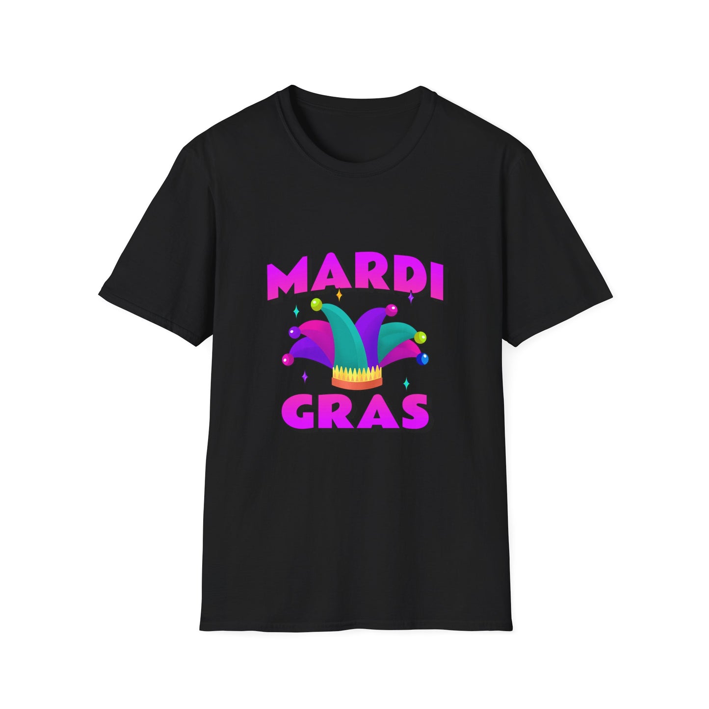 Mardi Gras T-Shirt, Fat Tuesday Tee, Carnival Shirt, Unisex Softstyle Top, Festival Wear