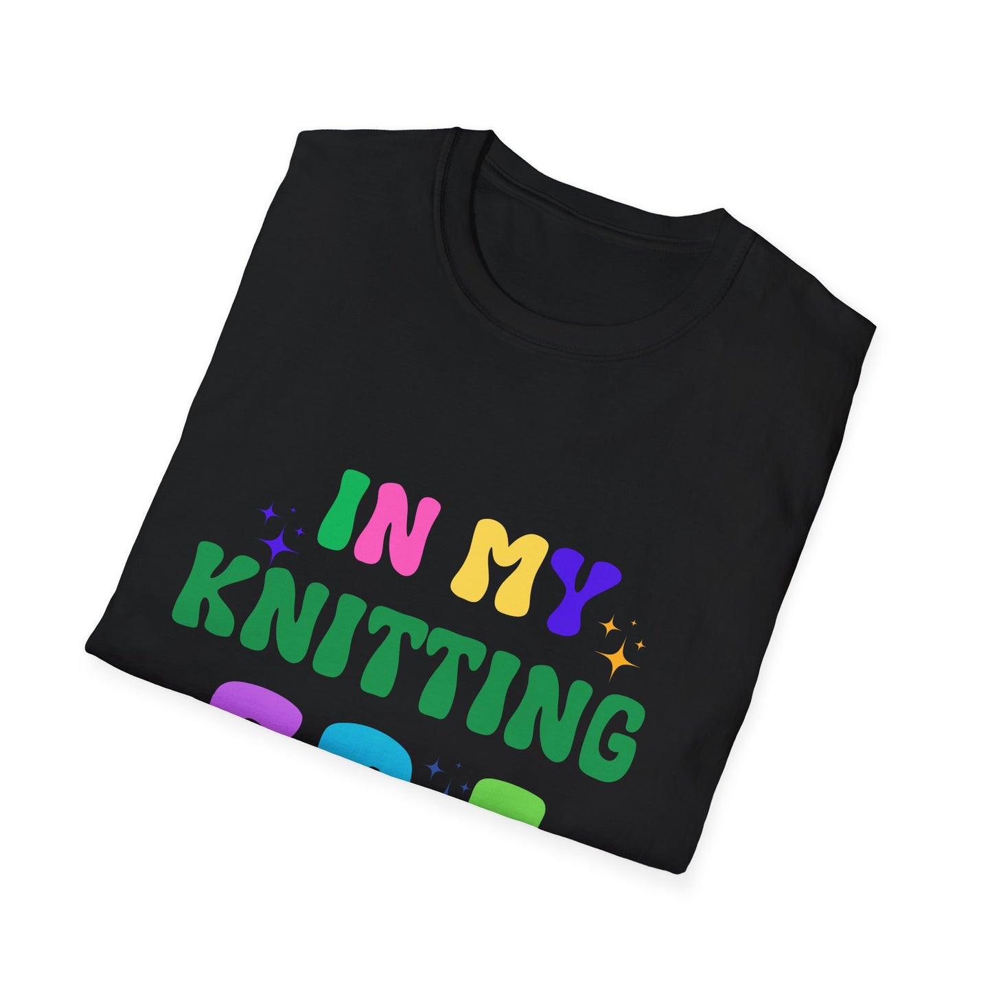 Knitting Era Unisex Softstyle T-Shirt, Knit Lover Gift Tee, Comfy Knitting Shirt, Knitter's Wardrobe Essential, Knitting Hobby Apparel