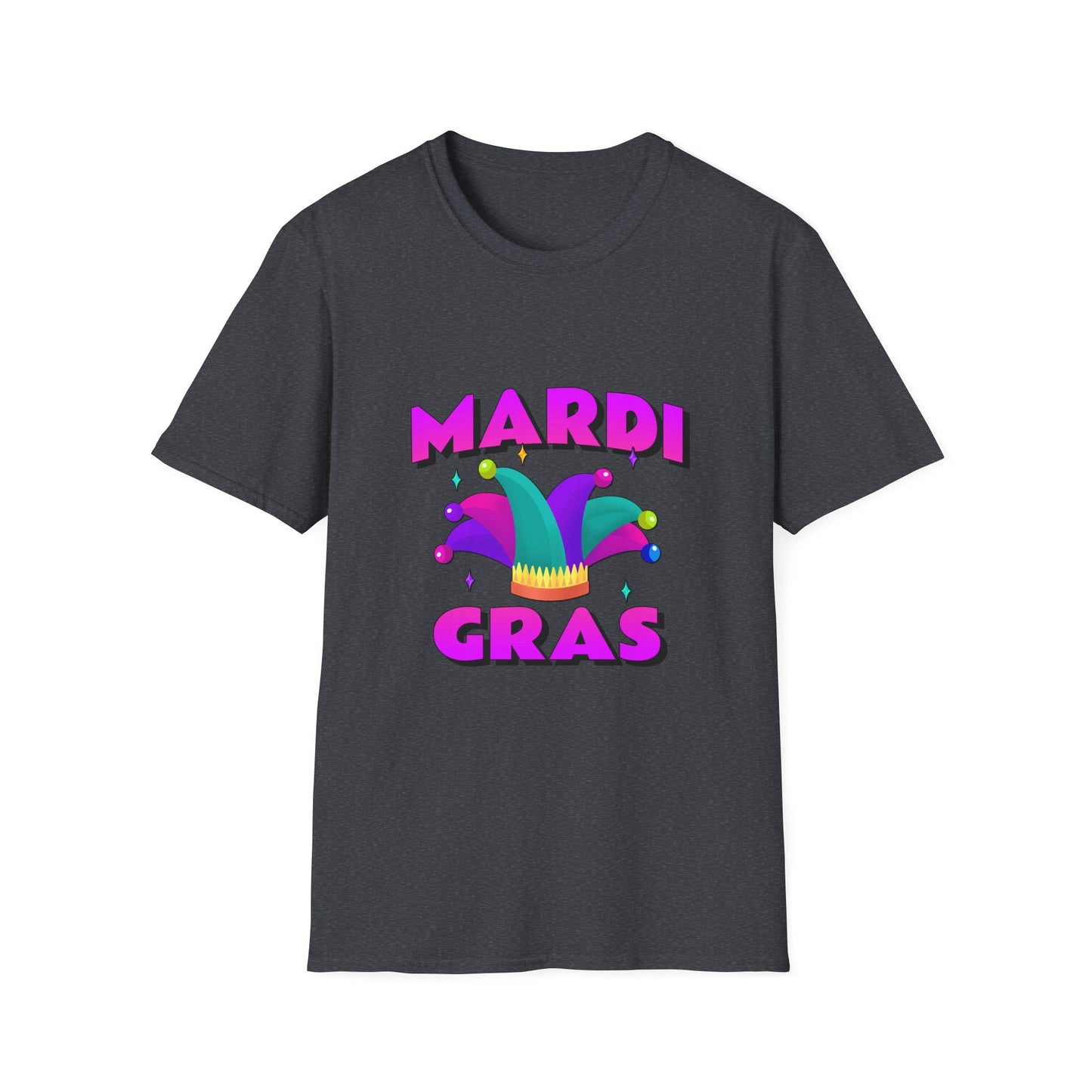 Mardi Gras T-Shirt, Fat Tuesday Tee, Carnival Shirt, Unisex Softstyle Top, Festival Wear