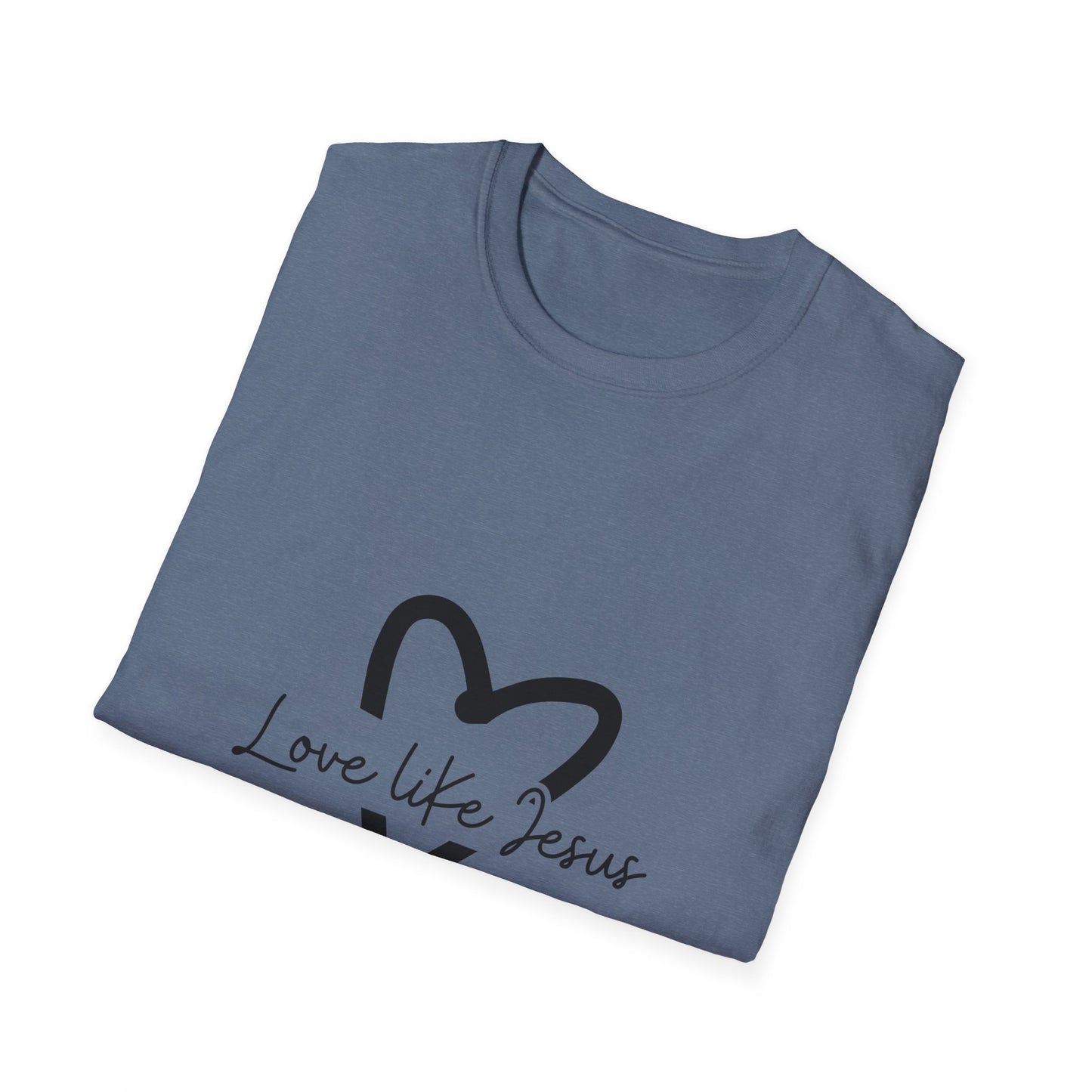 Christian Unisex T-Shirt, Inspirational Jesus Tee, Religious Graphic Tee, Comfortable Softstyle Top, Christian Gift, Printed Front and Back