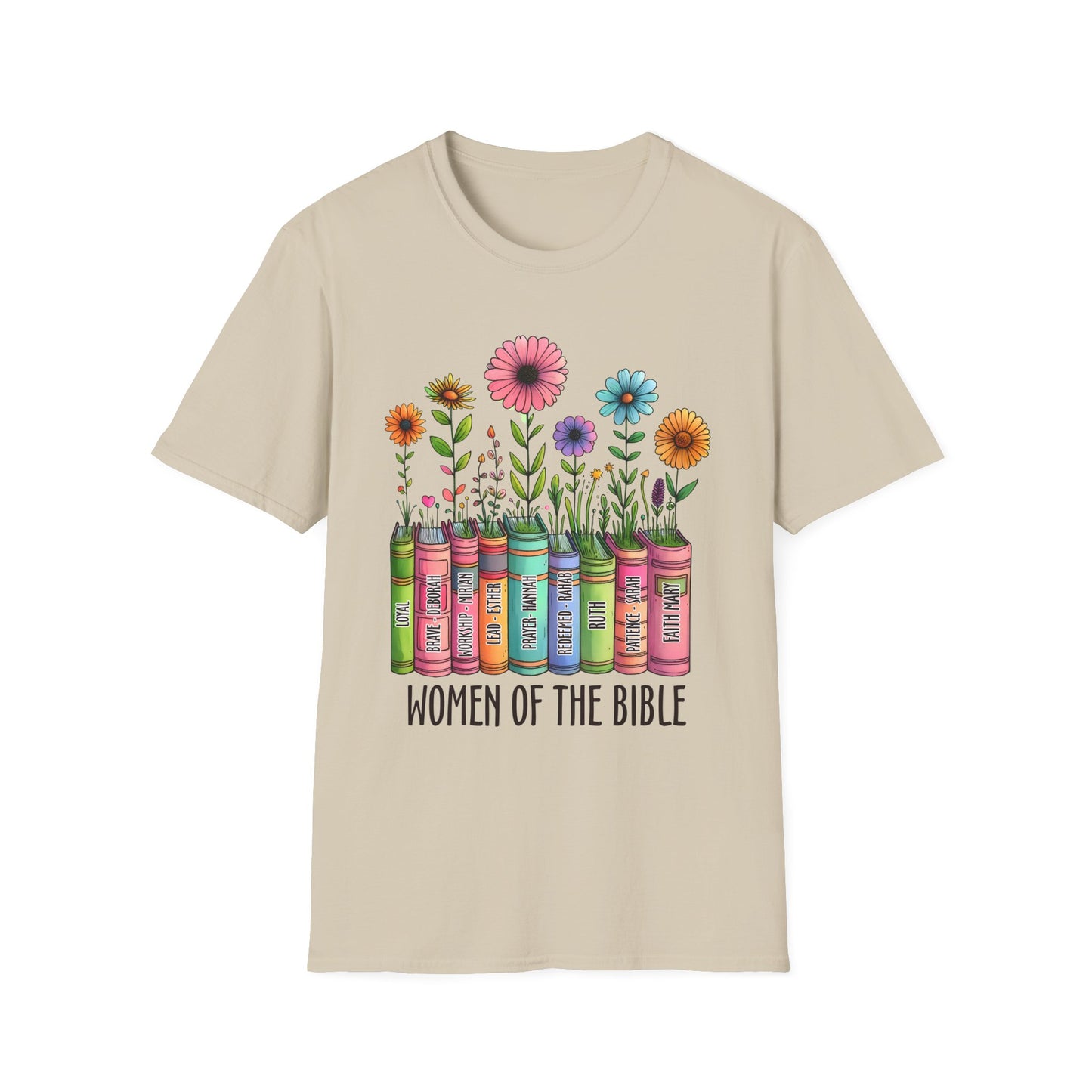 Women of the Bible Unisex Softstyle T-Shirt, Religious Christian Tee, Biblical Clothing, Faith Shirt, Inspirational Top