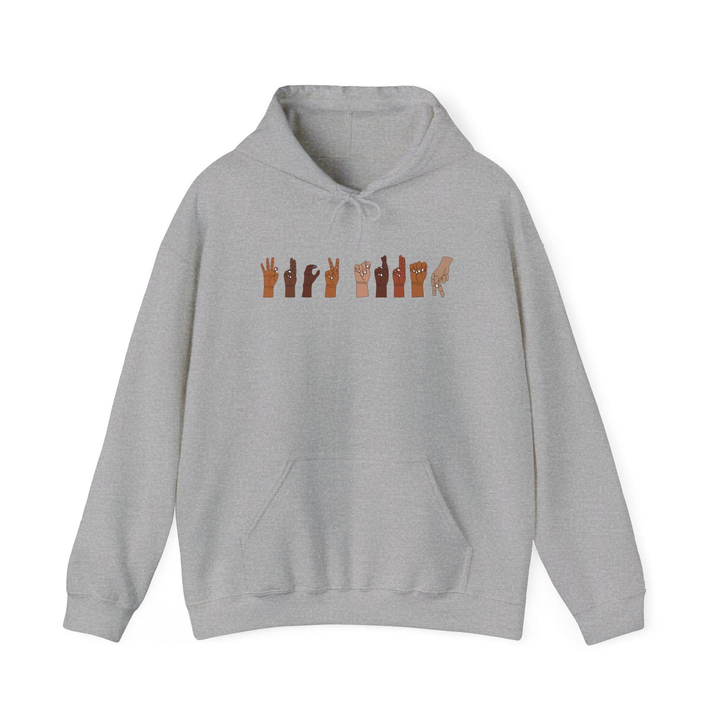 Diversity Hands Hoodie, F*ck Trump - Unisex Sweatshirt, Protest Statement, Political Activist Gift, Social Justice Clothing, Anti-Trump