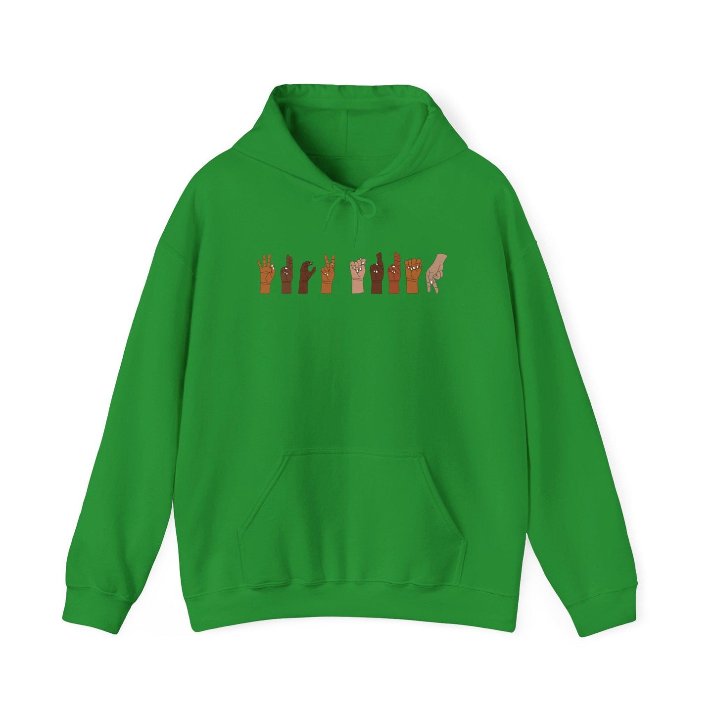 Diversity Hands Hoodie, F*ck Trump - Unisex Sweatshirt, Protest Statement, Political Activist Gift, Social Justice Clothing, Anti-Trump