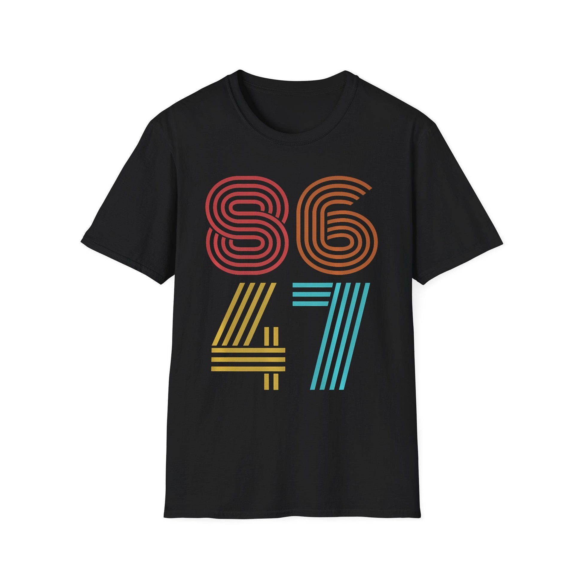 Political Statement Tee, 8647 Anti-Trump Unisex Softstyle T-Shirt, Resist Shirt, Protest Apparel, Liberal Activist Clothing