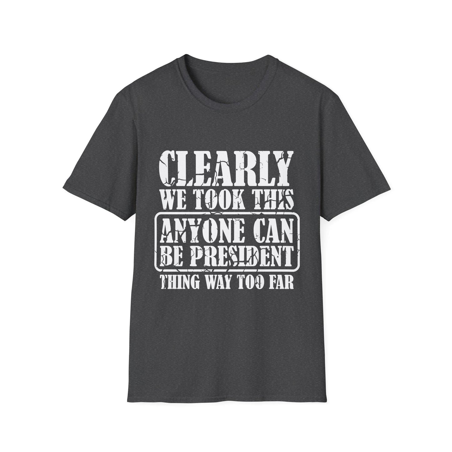 Political Statement Unisex Softstyle T-Shirt, Protest Tee, Activist Shirt, Resistance Apparel, Political Graphic Tee, Social Justice