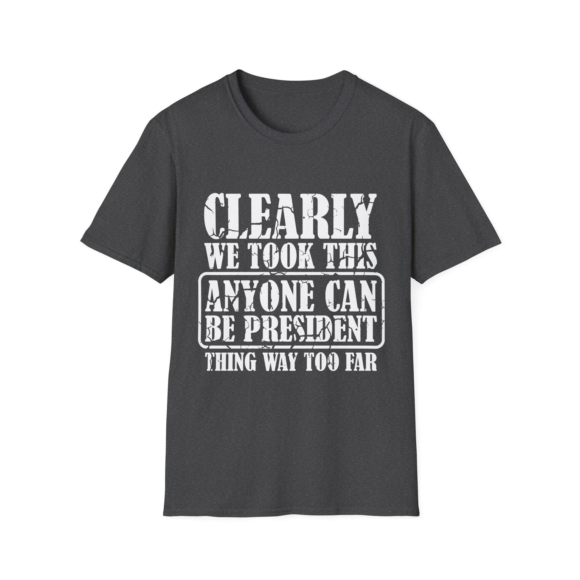 Political Statement Unisex Softstyle T-Shirt, Protest Tee, Activist Shirt, Resistance Apparel, Political Graphic Tee, Social Justice