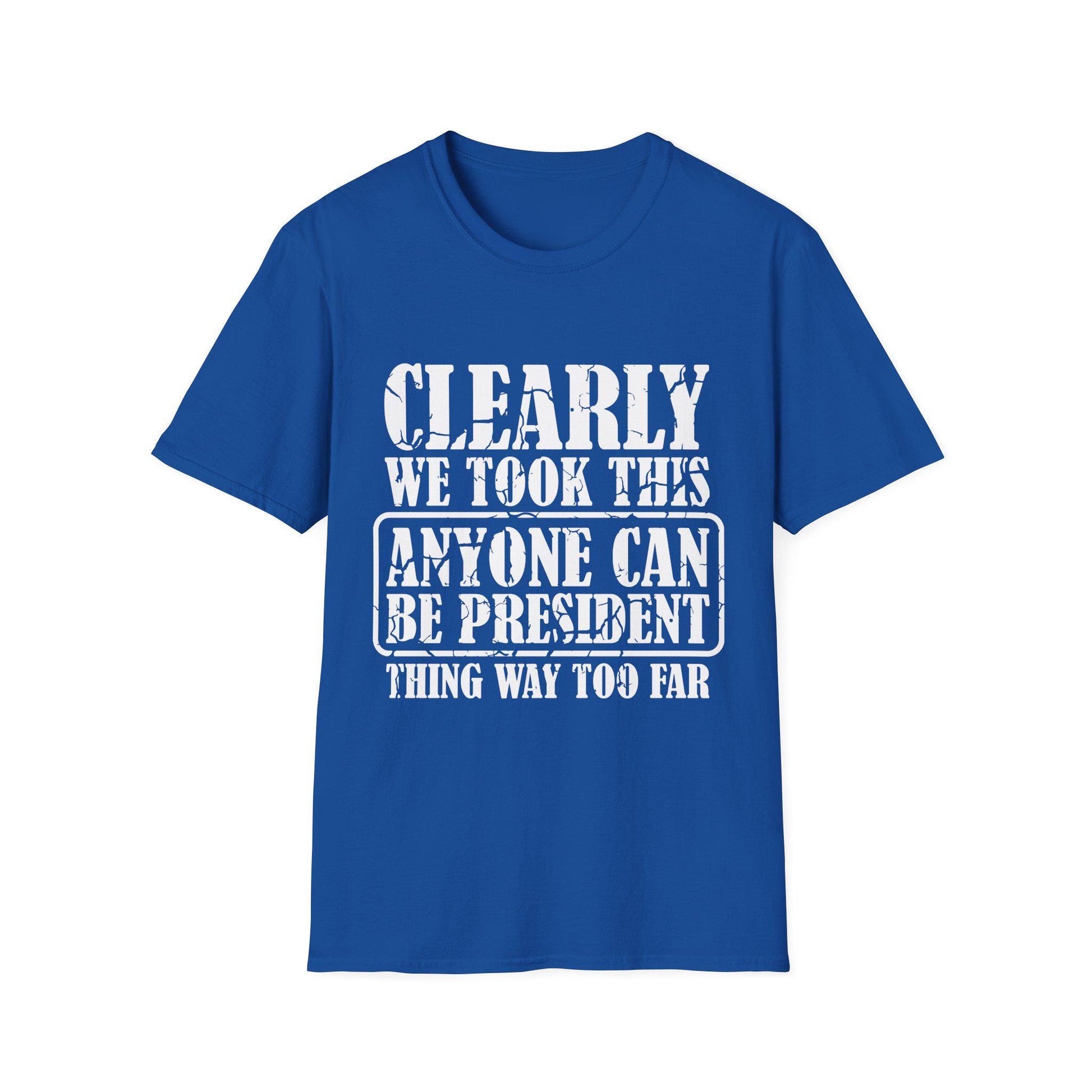 Political Statement Unisex Softstyle T-Shirt, Protest Tee, Activist Shirt, Resistance Apparel, Political Graphic Tee, Social Justice