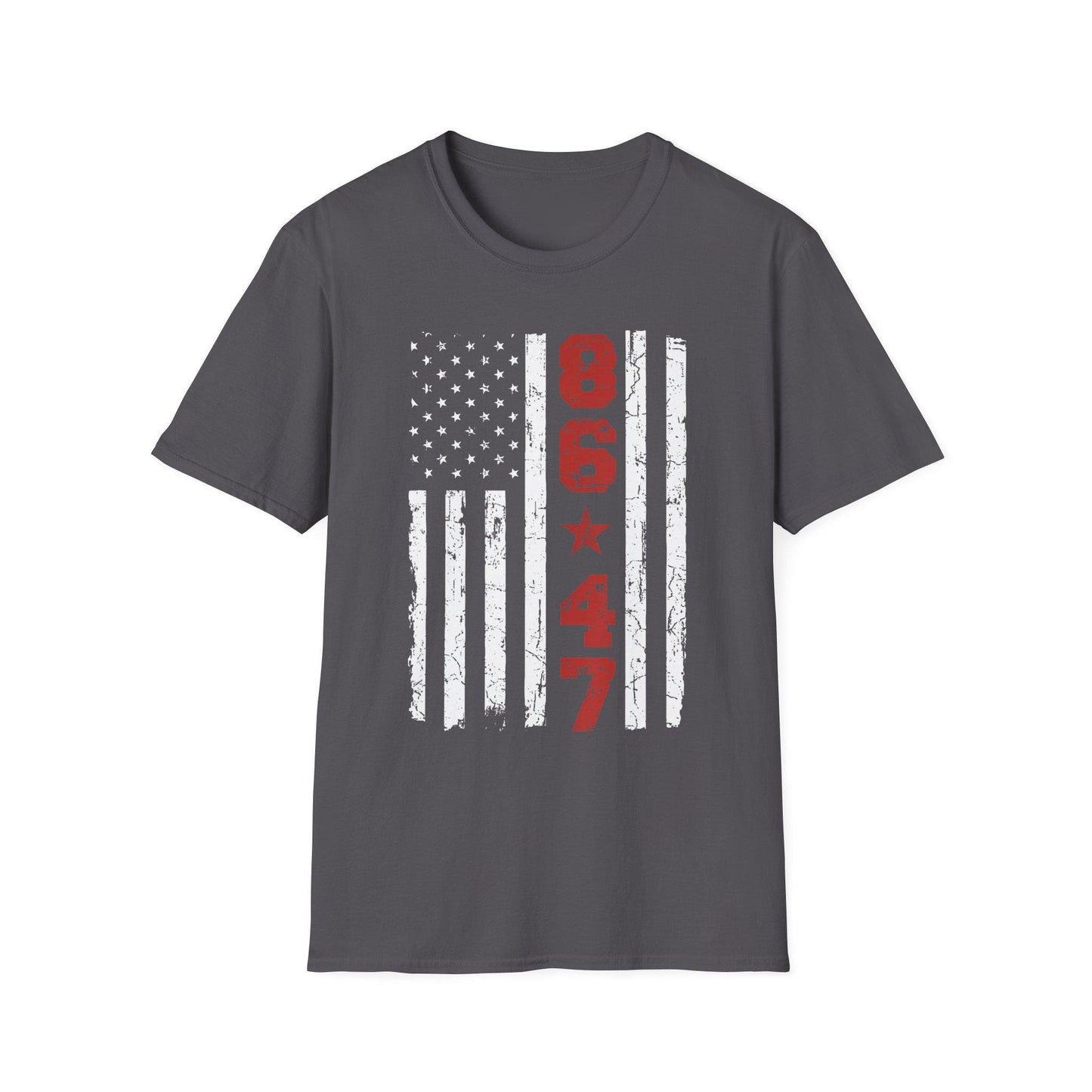 Unisex Softstyle T-Shirt 8647 Anti Trump Protest Tee, Political Statement Shirt, Activist Clothing, Resist Movement Top, Liberal Protest