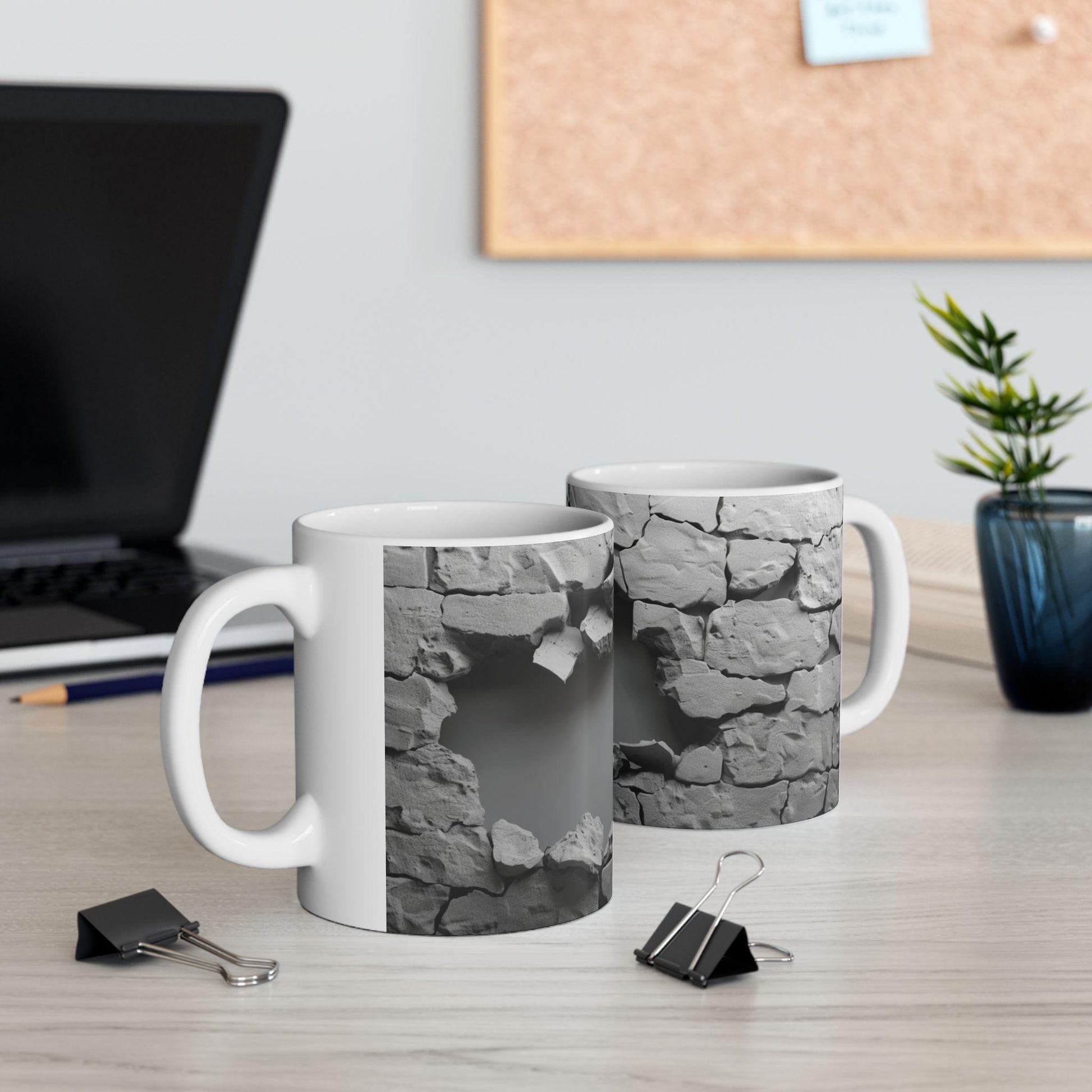 Charming Breakthrough Ceramic Mug - Perfect for Coffee Lovers, Inspirational Gift, Home Office Decor, Birthday, and Relaxation