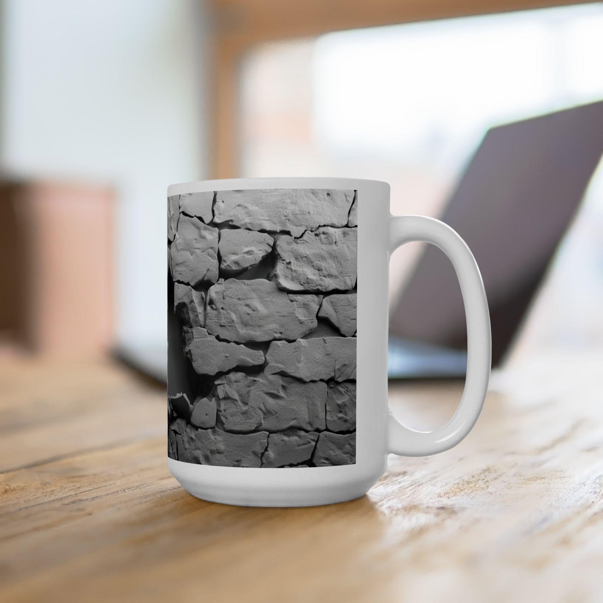 Charming Breakthrough Ceramic Mug - Perfect for Coffee Lovers, Inspirational Gift, Home Office Decor, Birthday, and Relaxation