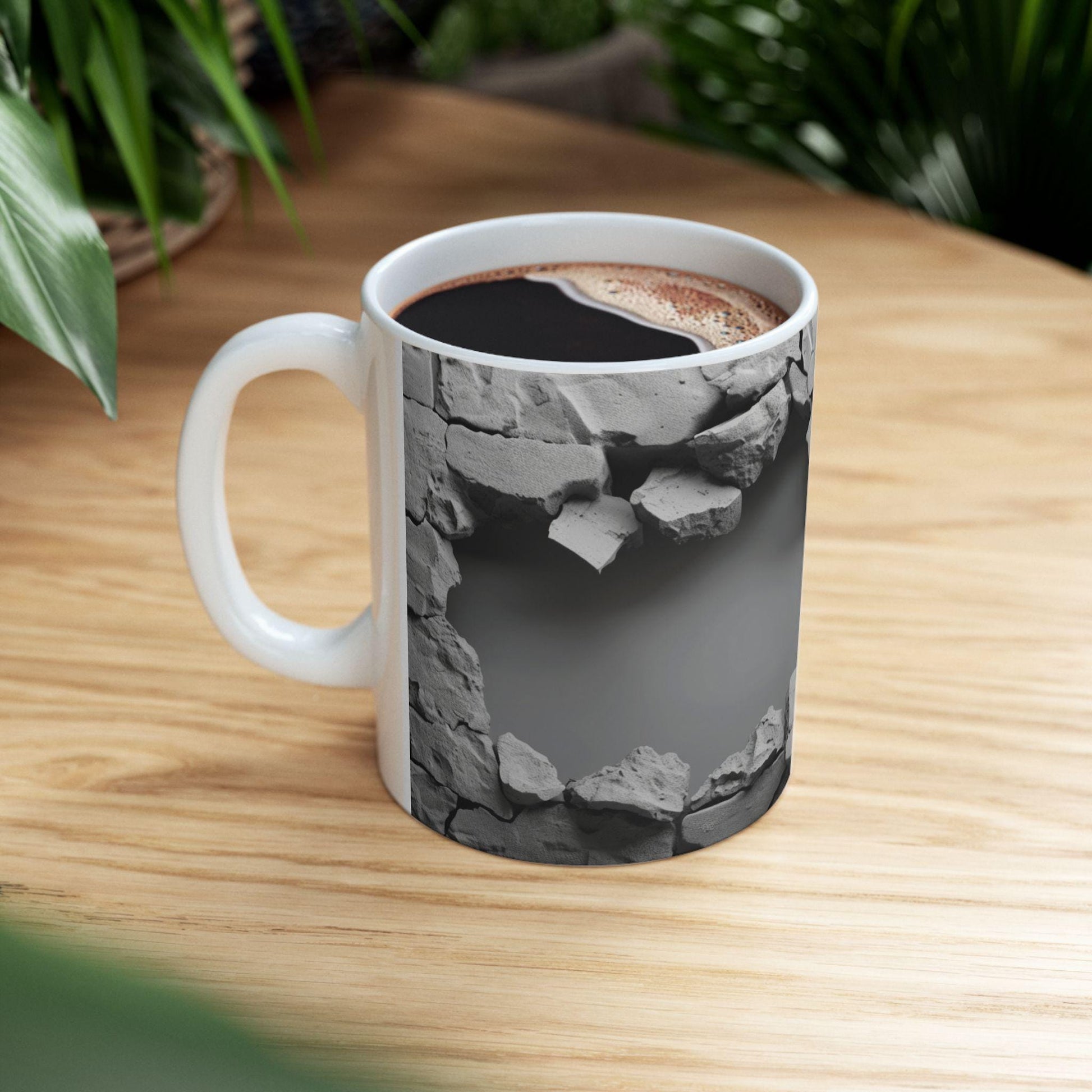 Charming Breakthrough Ceramic Mug - Perfect for Coffee Lovers, Inspirational Gift, Home Office Decor, Birthday, and Relaxation