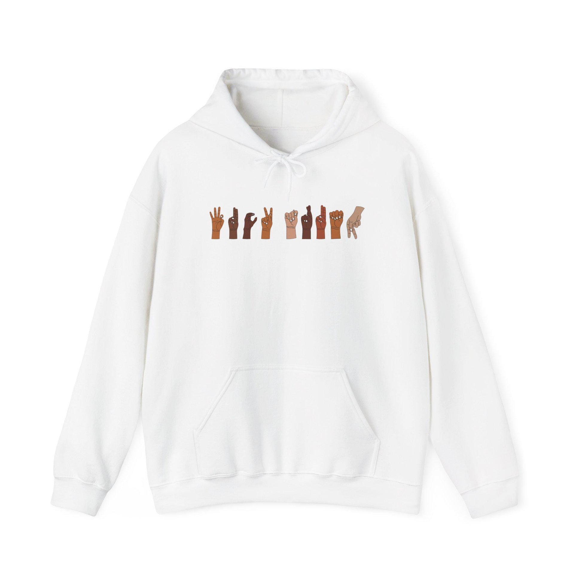 Diversity Hands Hoodie, F*ck Trump - Unisex Sweatshirt, Protest Statement, Political Activist Gift, Social Justice Clothing, Anti-Trump